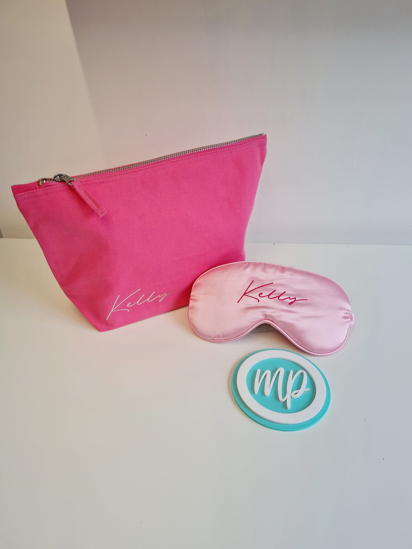 Personalised Accessory Makeup Bag - Bridesmaid Bag - Bride Bag  - Gift Set