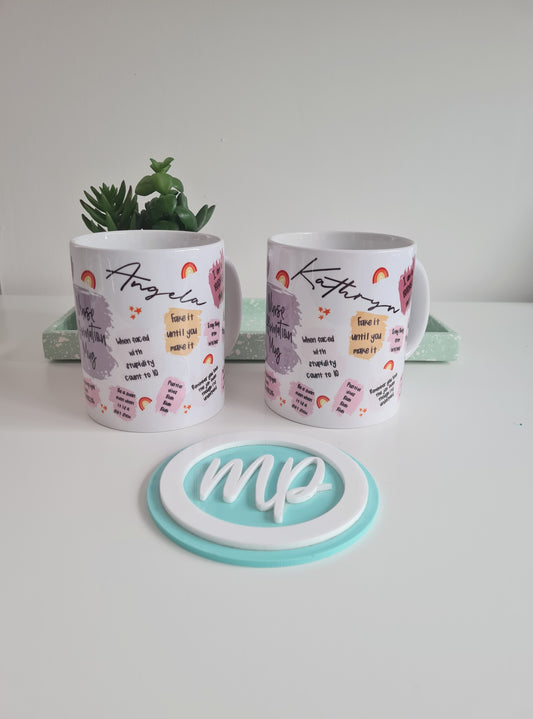 Nurse Affirmation Mug - Swearing Nurse Humour Cup - Swearing Nurse Gift - Mental Health Gift Mug