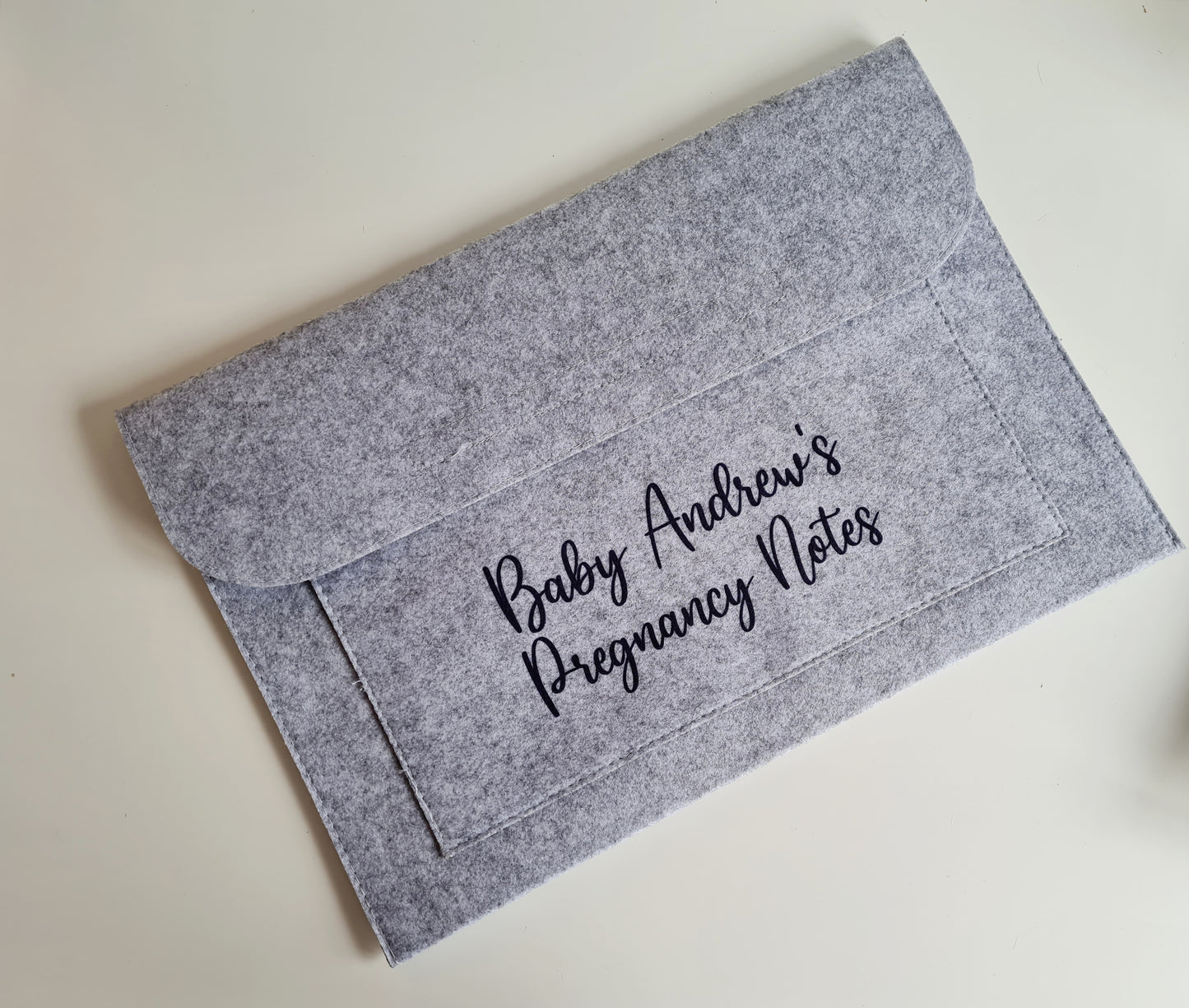 Personalised Pregnancy Notes Protective Sleeve