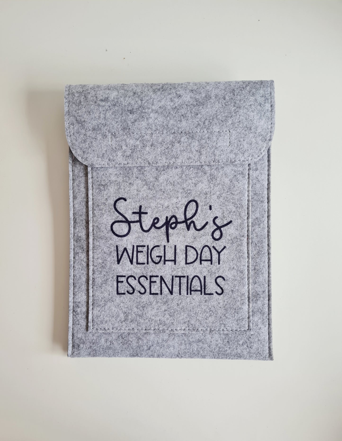 Weight Loss Journey Document Holder - Personalised Weigh Day Essentials Folder - Document Holder - Journal for Weight Loss Sleeve