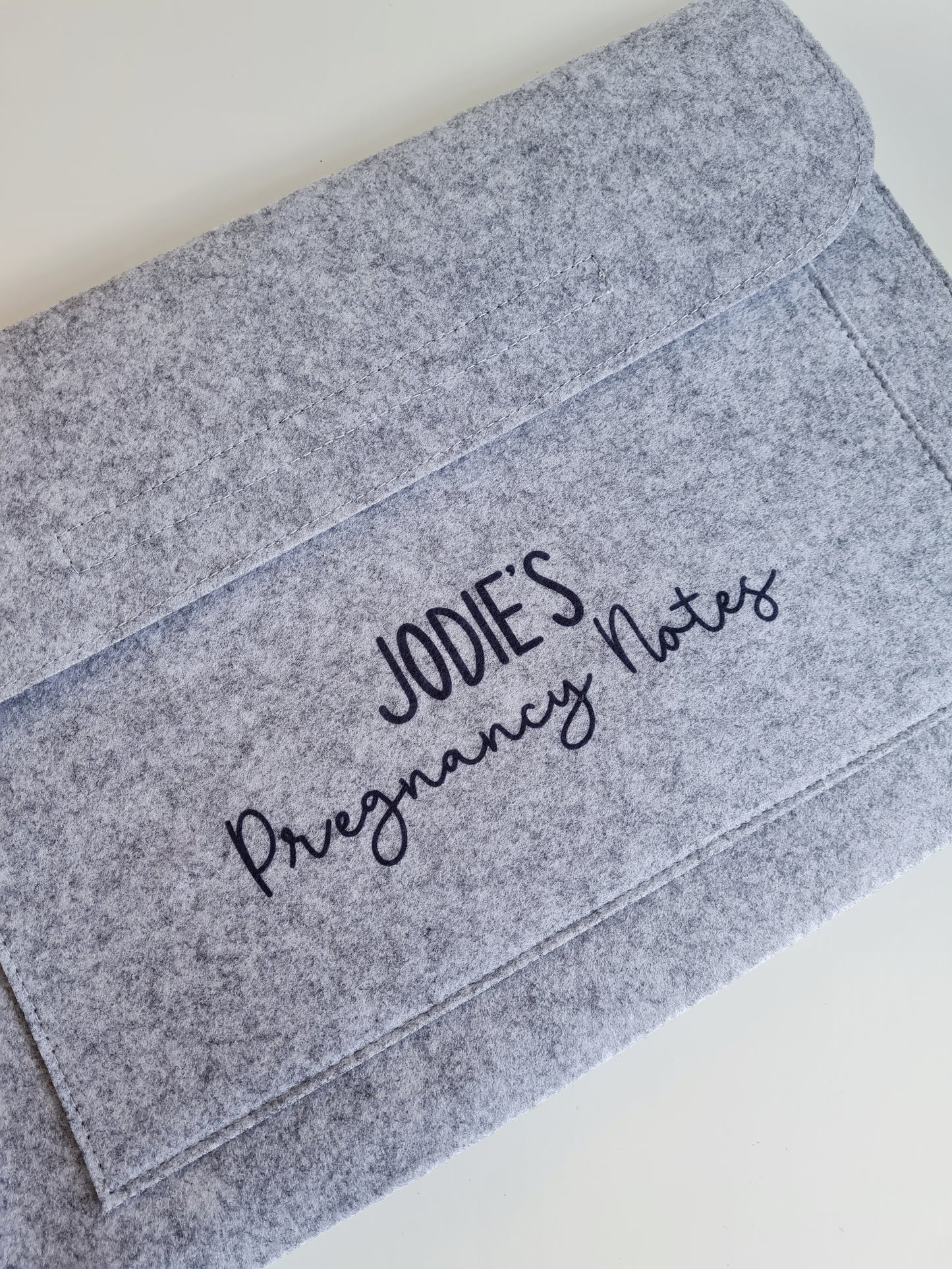 Personalised Pregnancy Notes Protective Sleeve