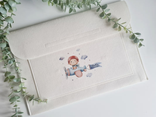 Baby Important Document Personalised Sleeve, New Baby Gift