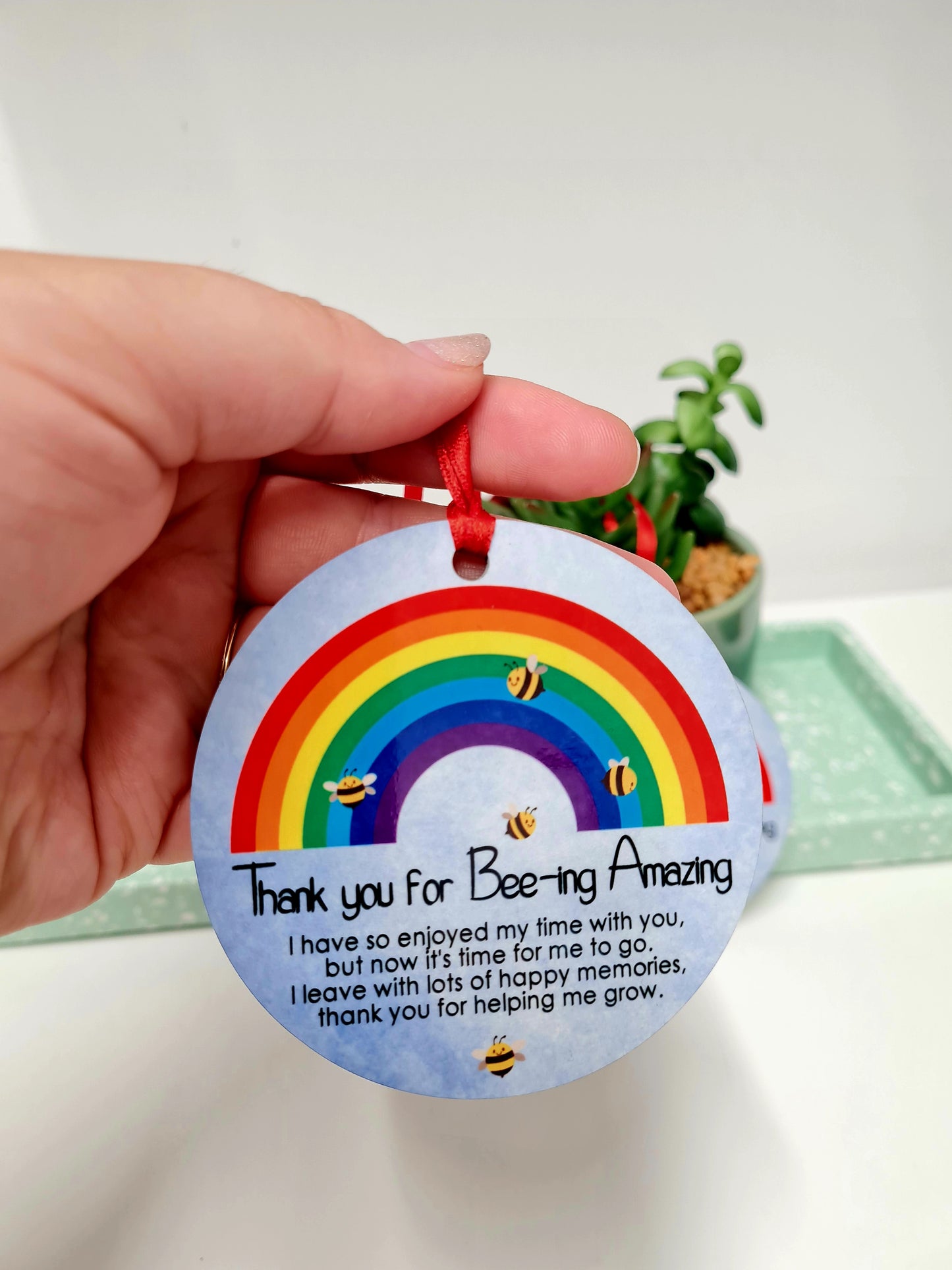 Thank You for Bee-ing Amazing Teacher Gift Hanging Decoration