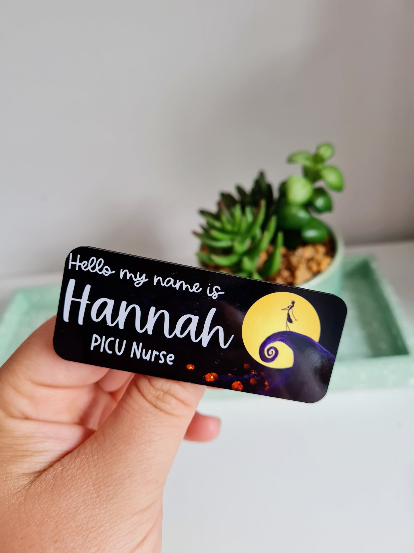 Halloween Name Badges - ALL HALLOWEEN DESIGNS - Nurse, Midwife, Student Nurse, Student Midwife, Healthcare, Carer, NHS Name Badge