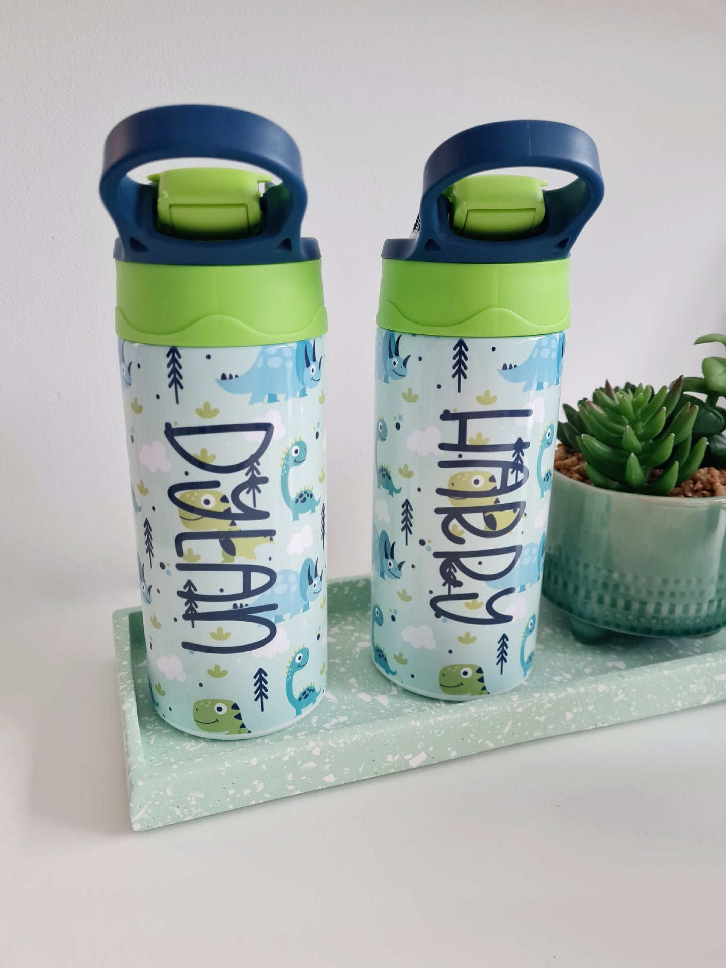 Dinosaur Water Bottle - personalised Bottle - Dinosaur Theme