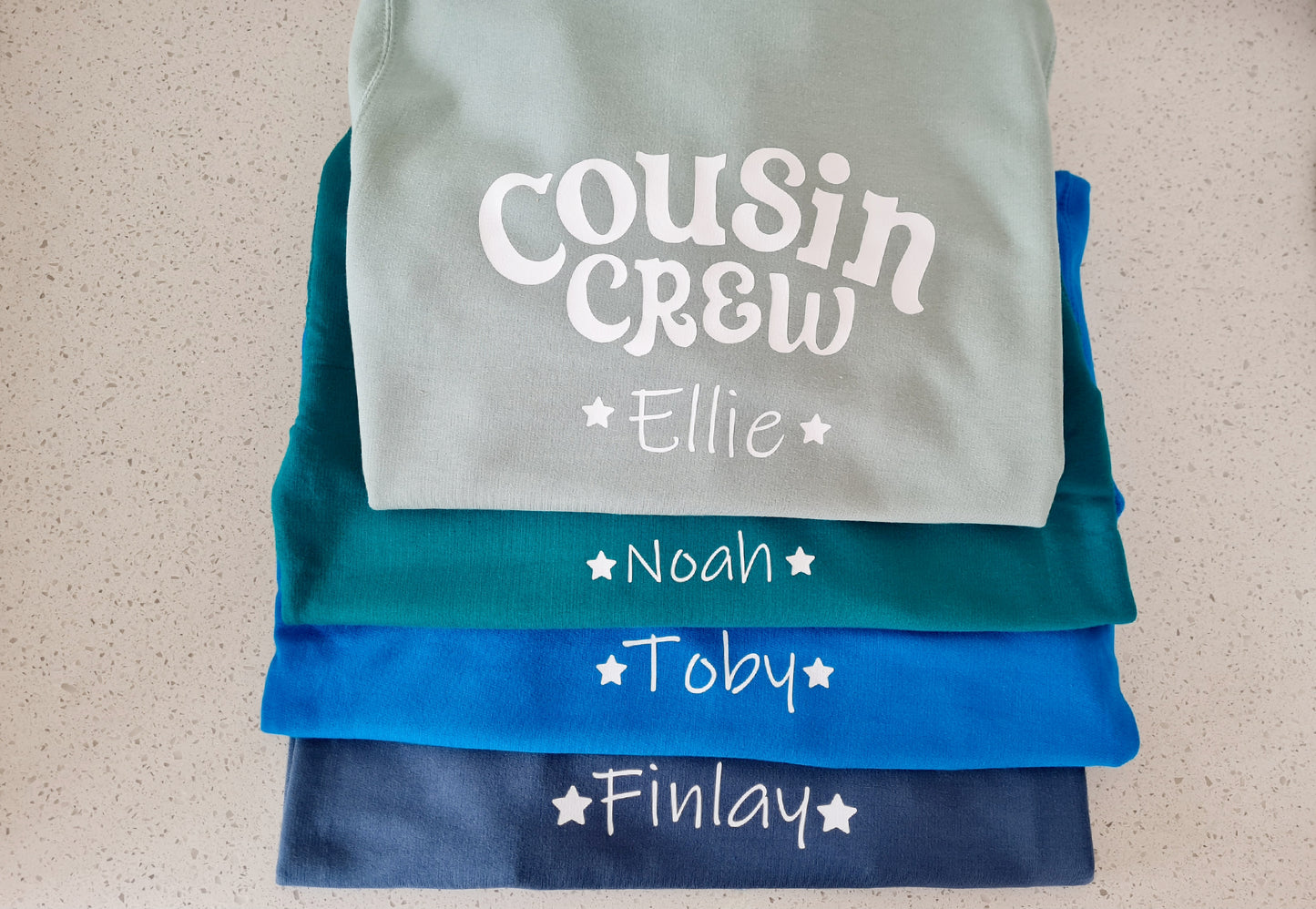 Cousin Crew Hoodie, Personalised Family Matching Hoodies, Cousin Matching Hoodies