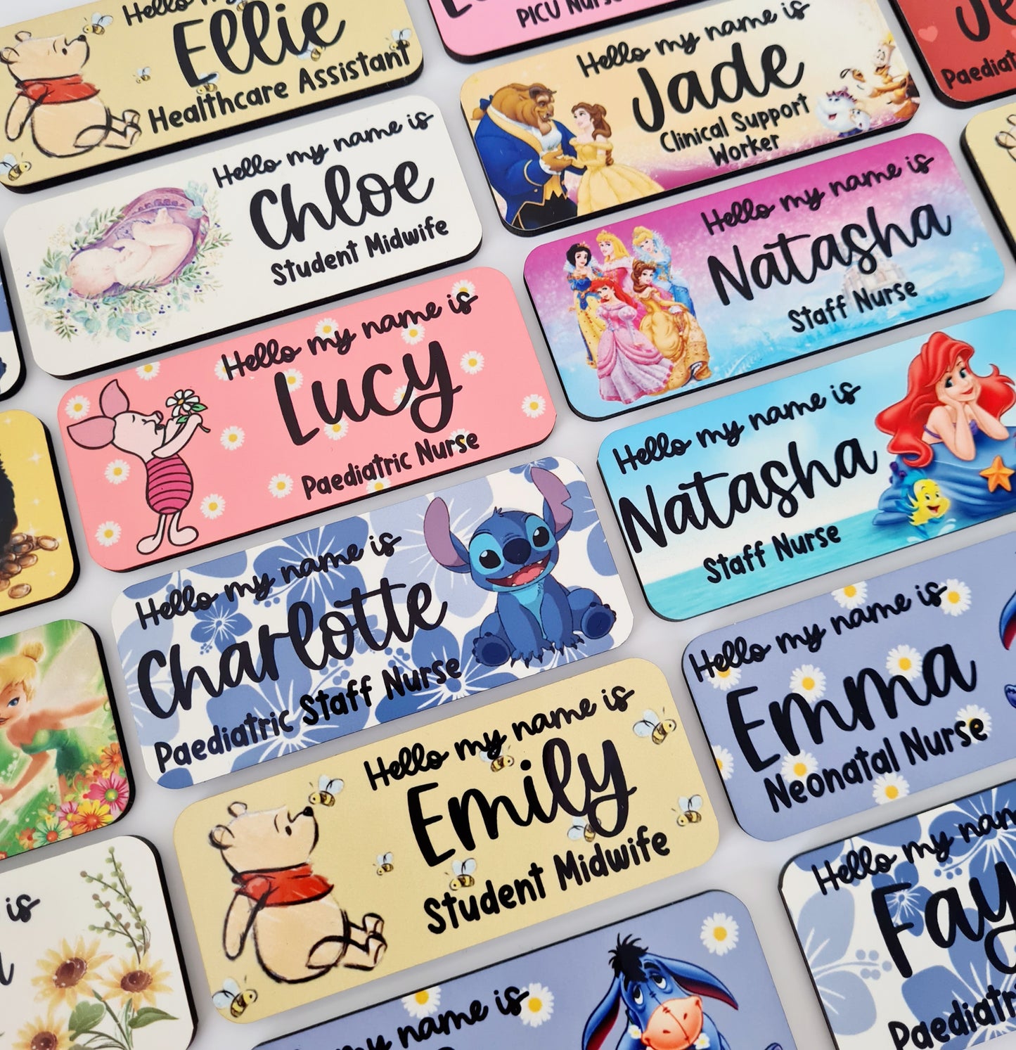 Midwife Name Badge, Nurse Name Badge, NHS Name Badge, Student Midwife Name Badge, Student Nurse Name Badge, Doctor Name Badge - ALL DESIGNS