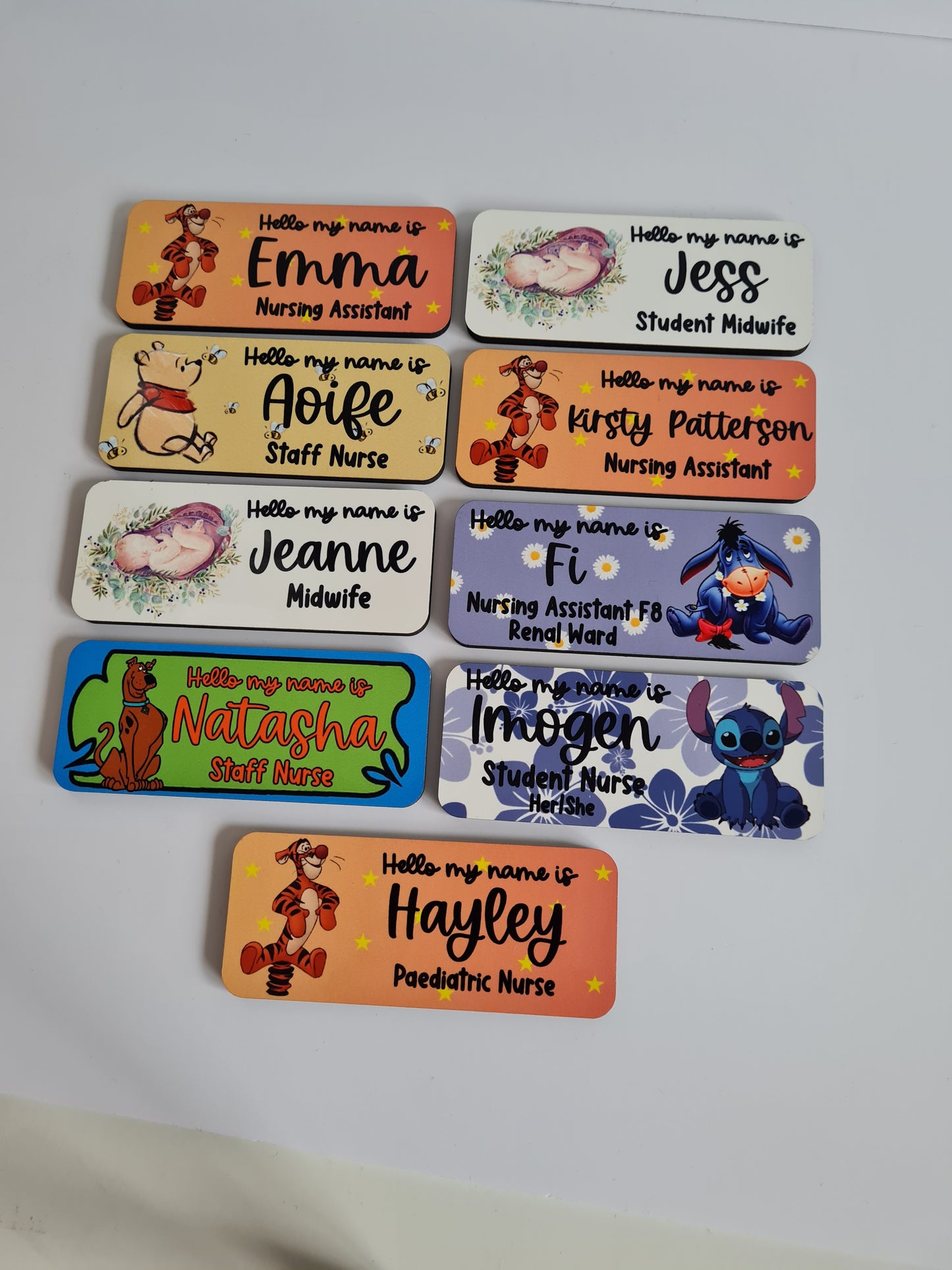 NEW DESIGN REQUEST Name Badges, Nurse, Midwife , Student Nurse, Student Midwife, NHS Healthcare Name Badge