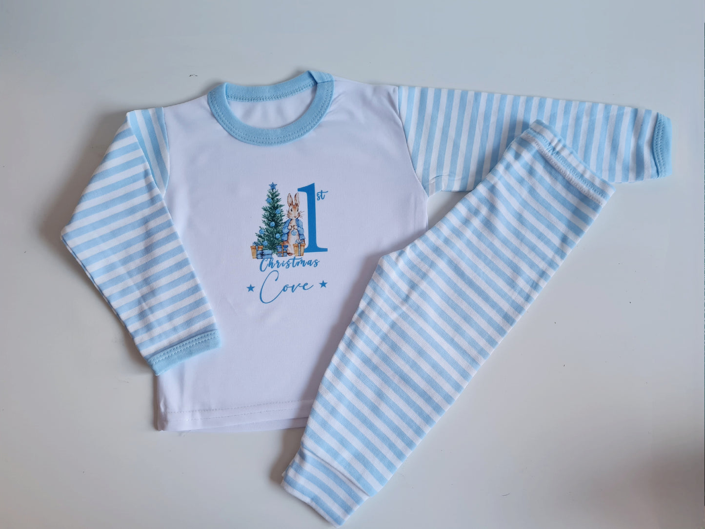 Babies First Christmas Pyjamas, Personalised Christmas Pjs, Christmas Pjs