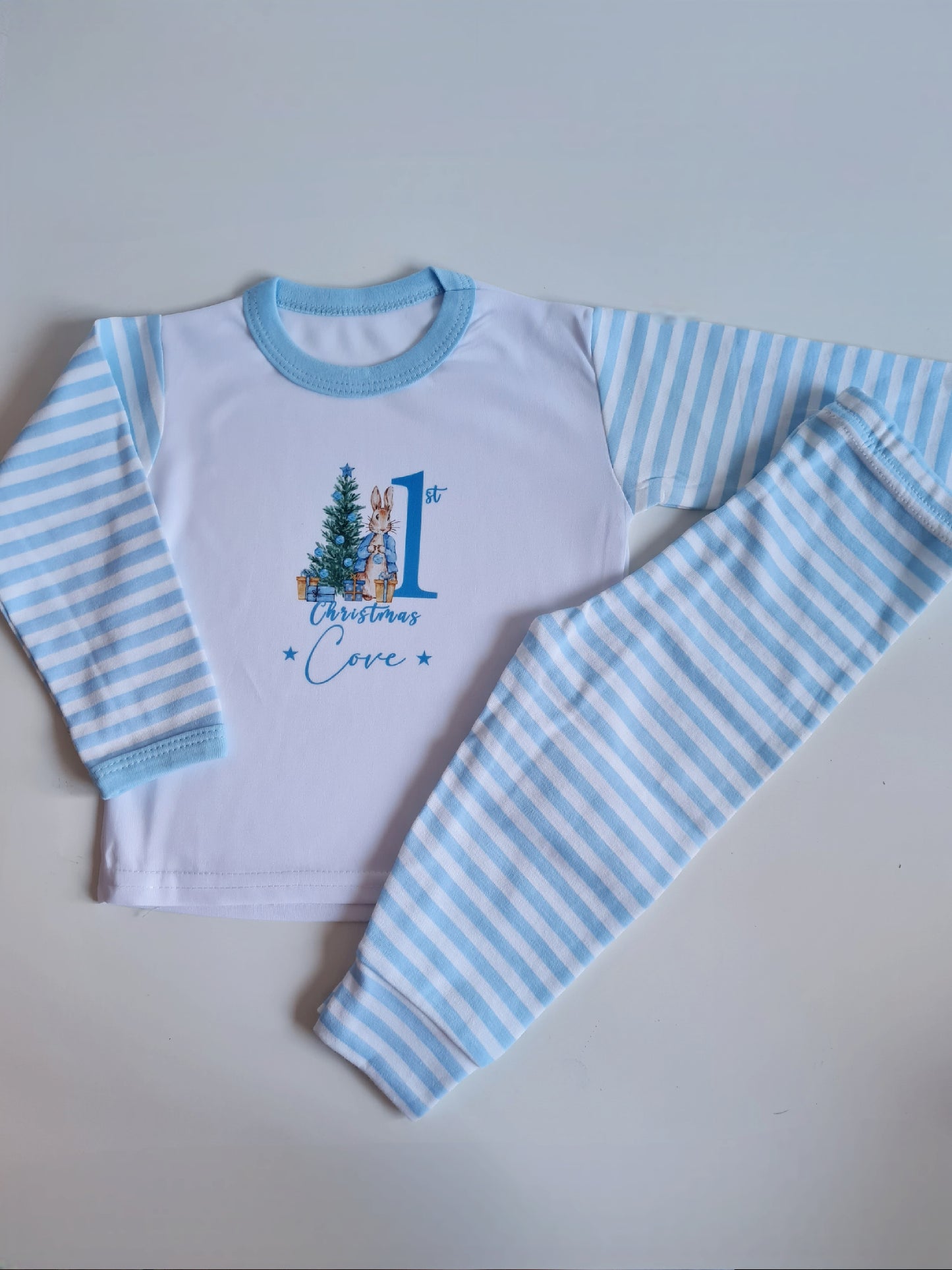 Babies First Christmas Pyjamas, Personalised Christmas Pjs, Christmas Pjs