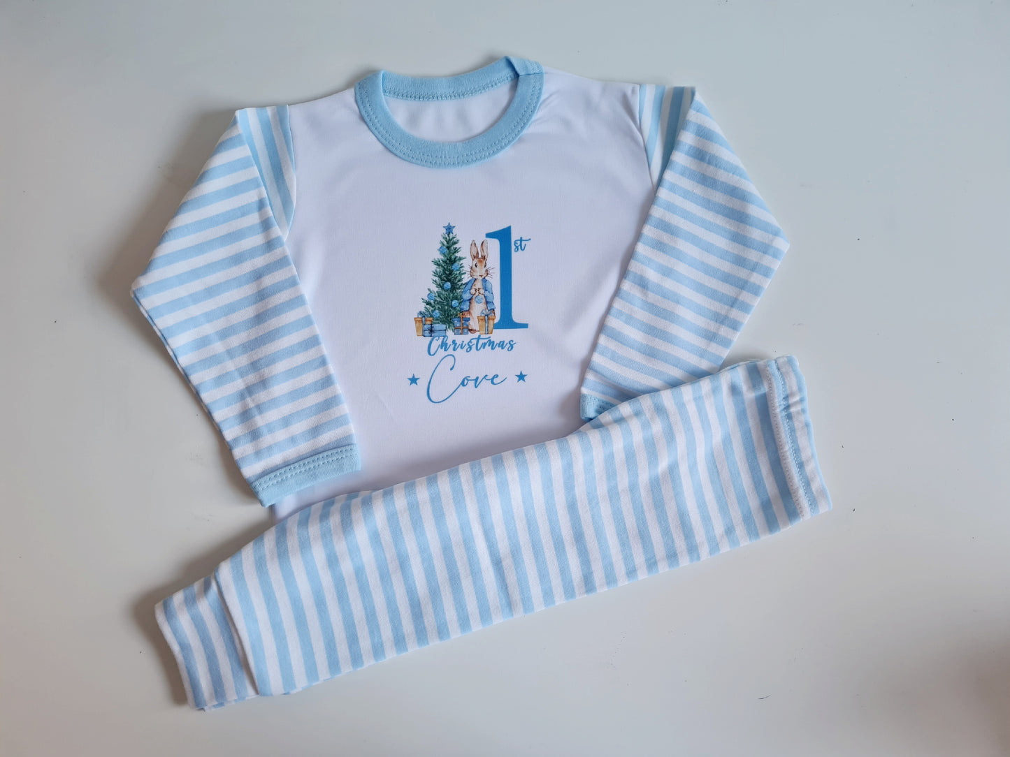 Babies First Christmas Pyjamas, Personalised Christmas Pjs, Christmas Pjs