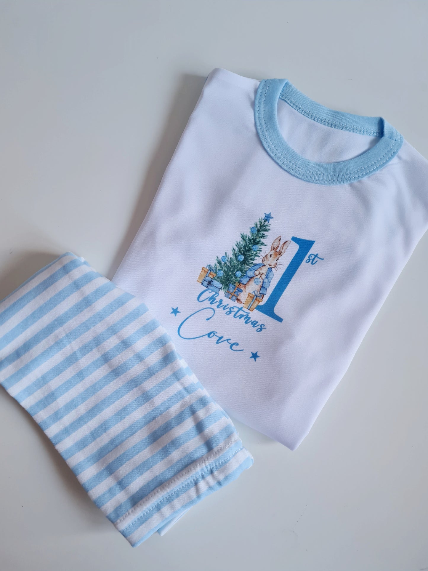 Babies First Christmas Pyjamas, Personalised Christmas Pjs, Christmas Pjs