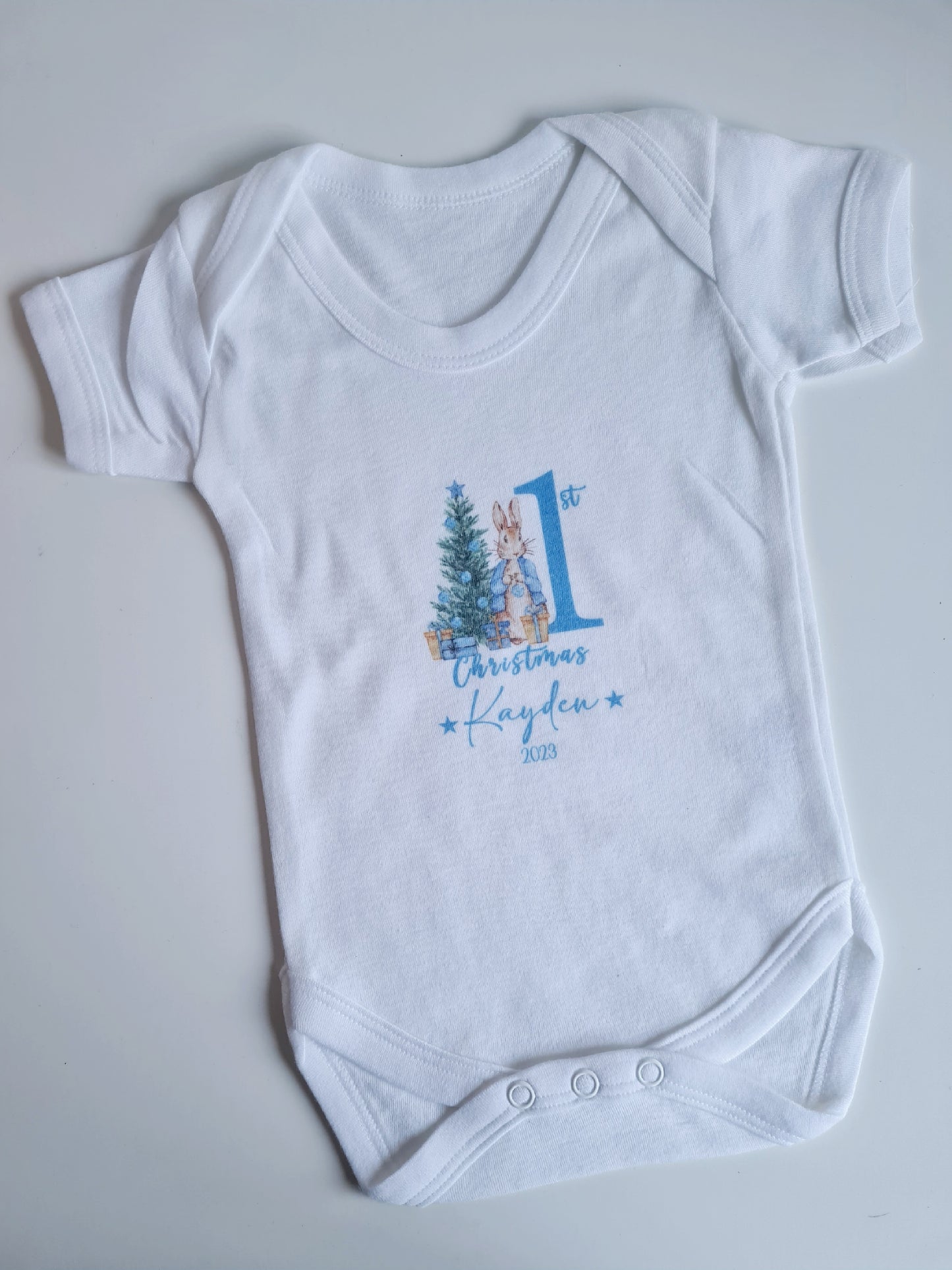 Babies First Christmas Baby Vest and Baby Grow