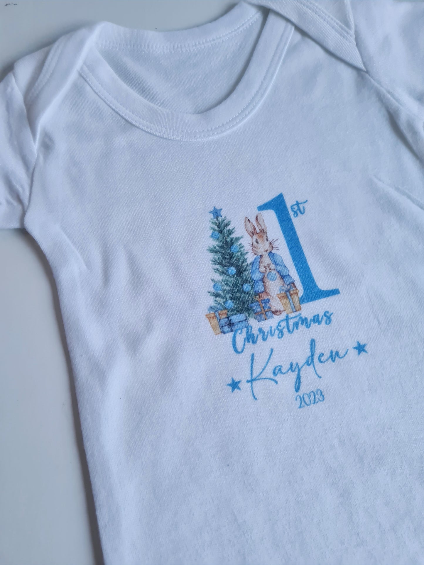 Babies First Christmas Baby Vest and Baby Grow