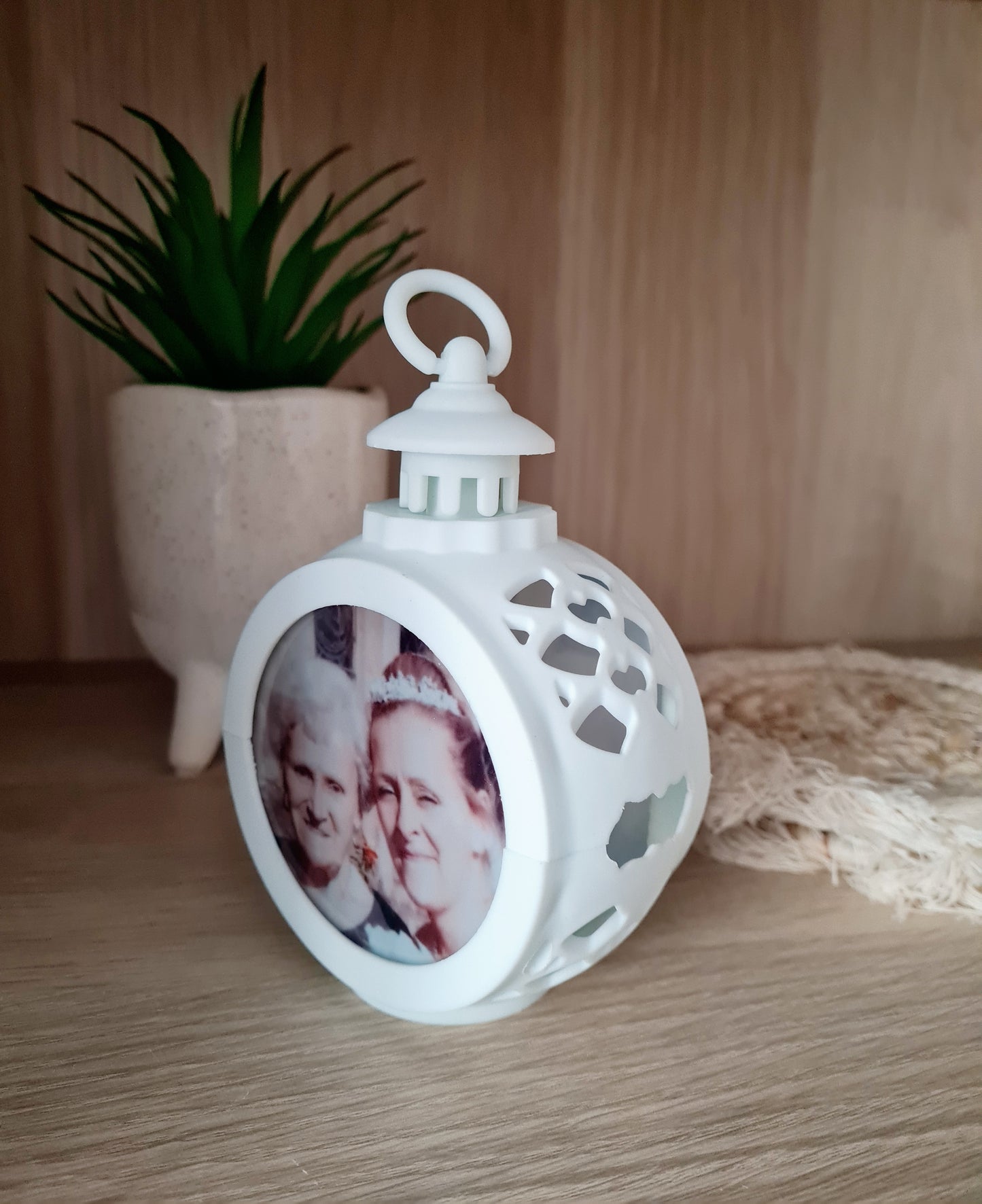 Photo Lantern - Small Plastic Light Up Photo Lantern