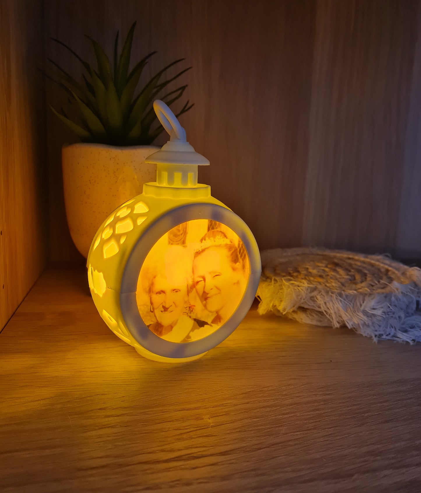 Photo Lantern - Small Plastic Light Up Photo Lantern