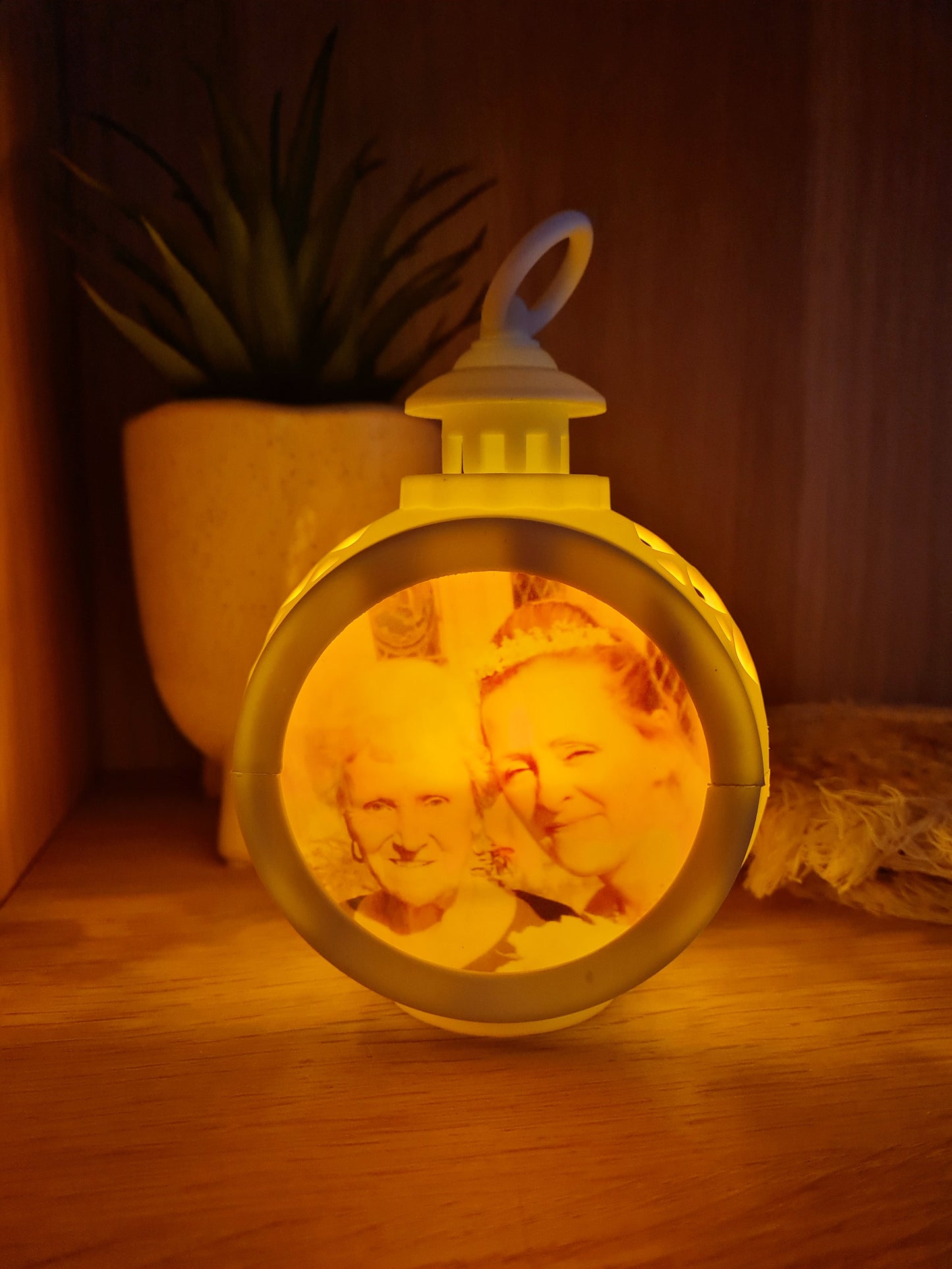 Photo Lantern - Small Plastic Light Up Photo Lantern