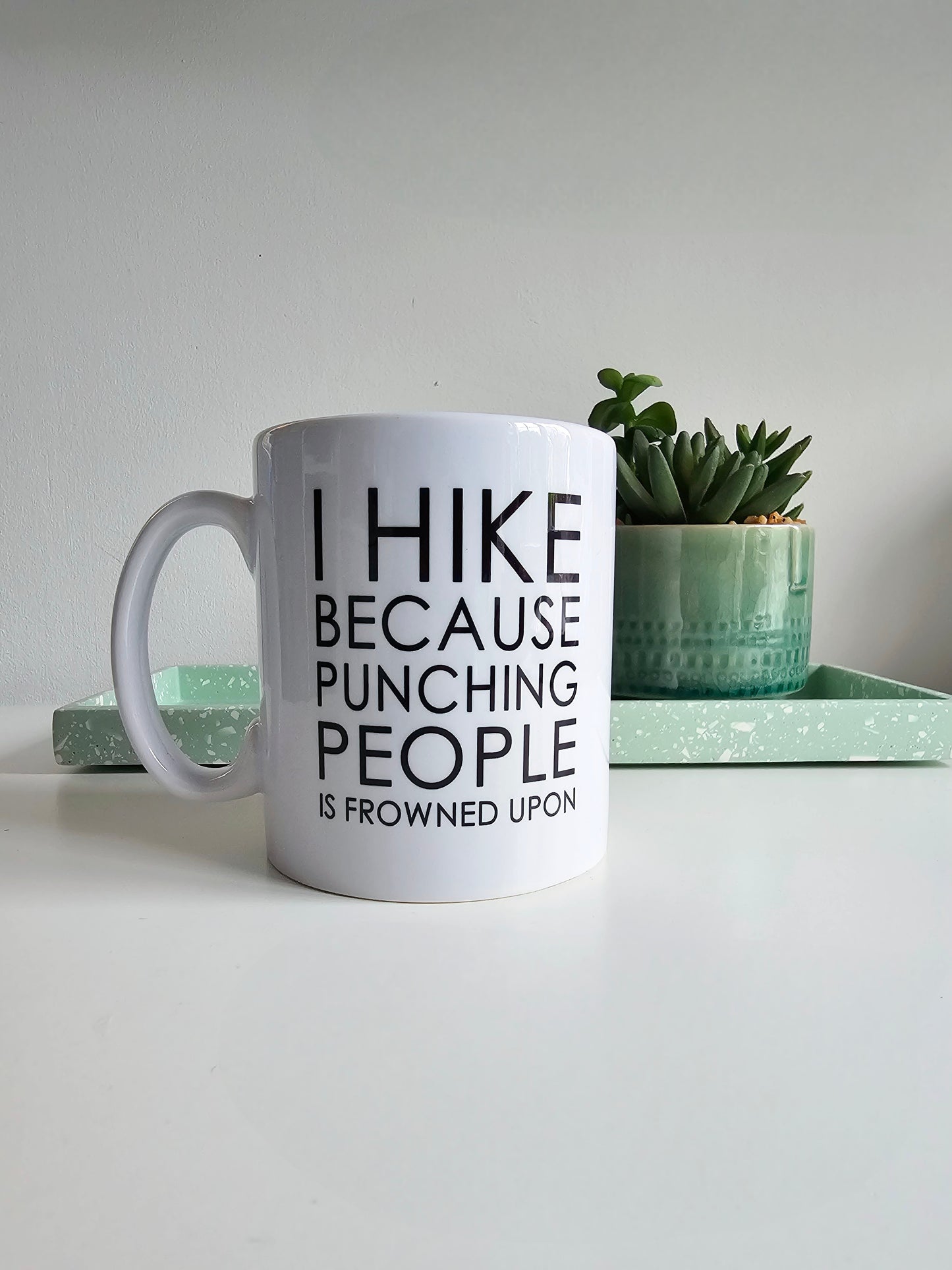 Hike Mug - Hiker Gift - Walking Boots Mug - Funny Hiking Mug