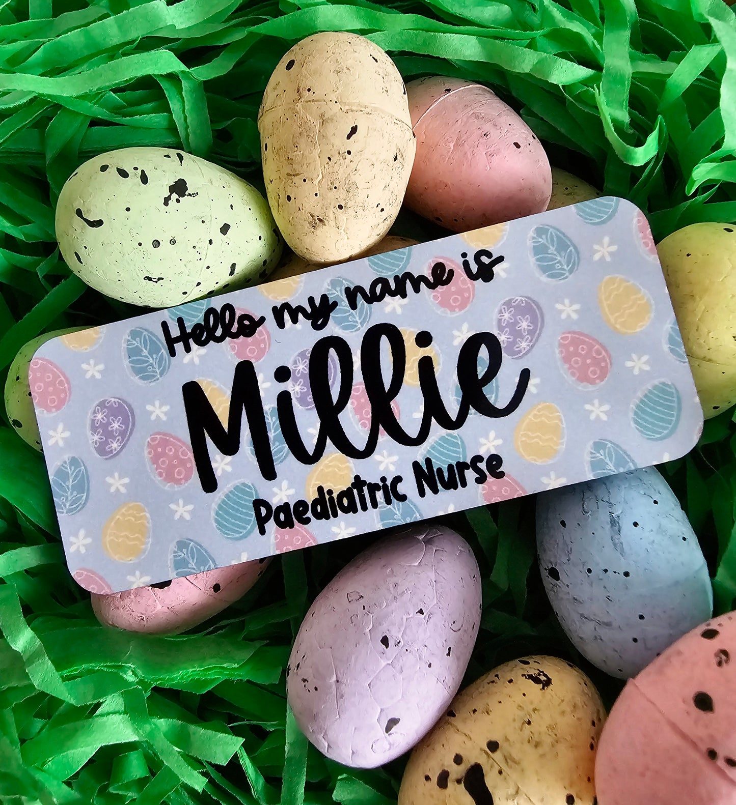 Nurse Name Badge, Easter Theme Name Badge, Student Nurse Name Badge, Midwife Name Badge, Student Midwife, Doctor Name Badge.