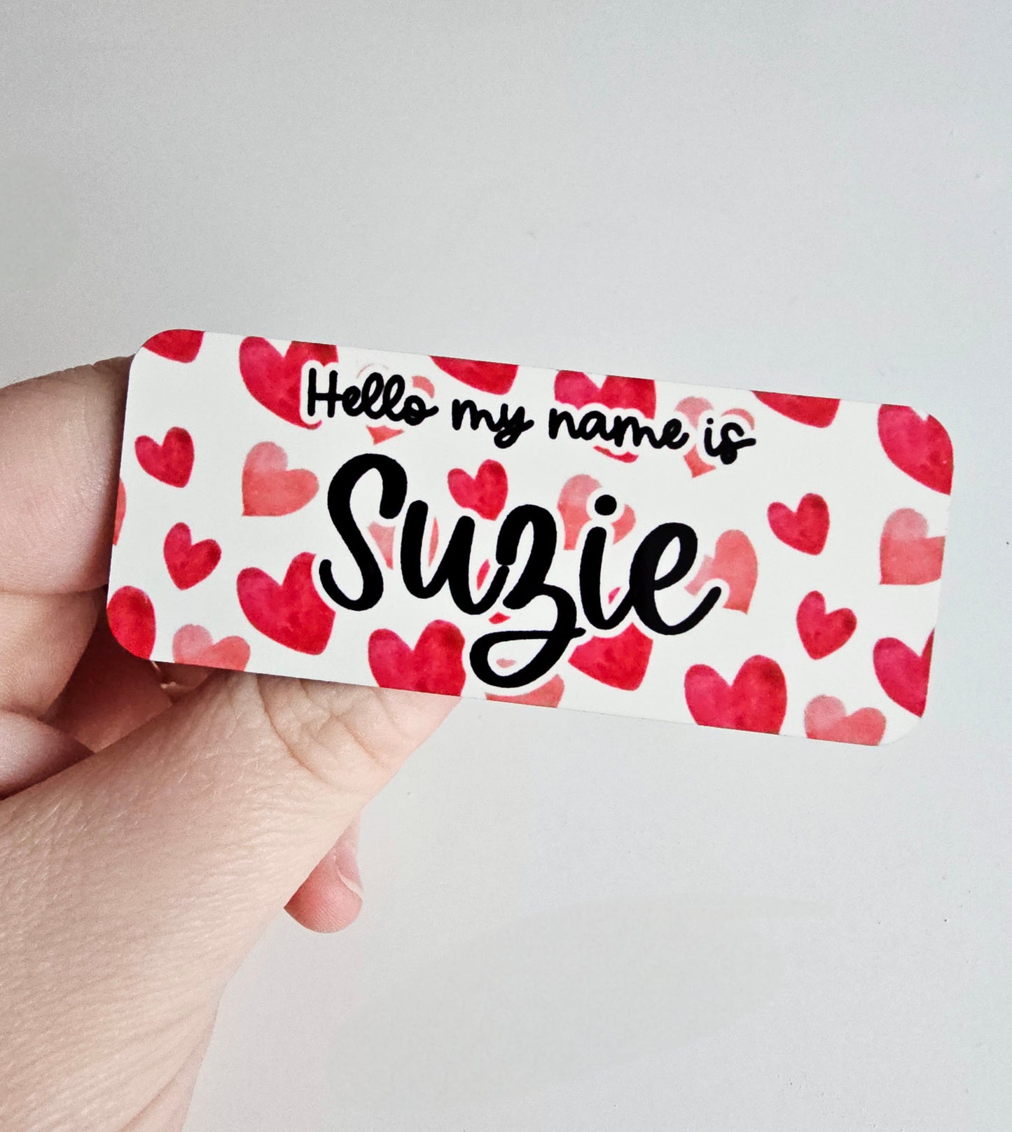 Nurse Name Badge, Valentine Heart Theme Name Badge, Student Nurse Name Badge, Midwife Name Badge, Student Midwife, Doctor Name Badge.