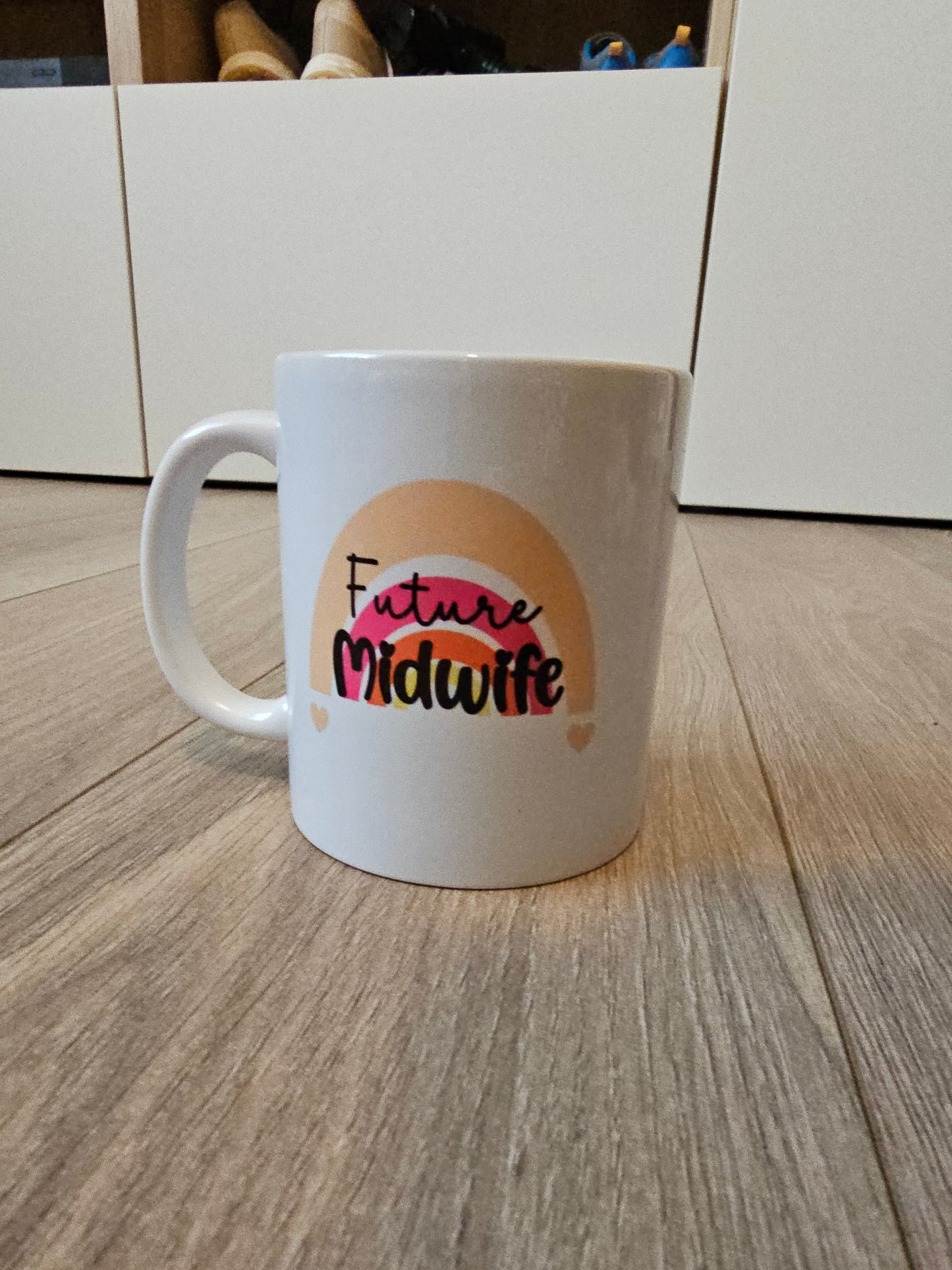 Future Midwife Rianbow Mug