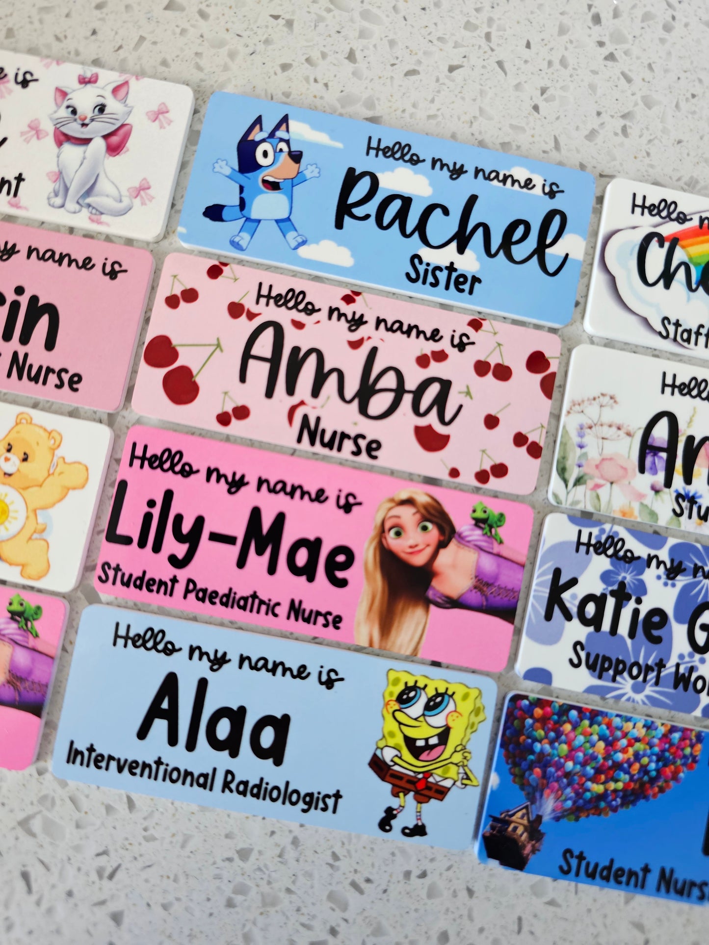 Midwife Name Badge, Nurse Name Badge, NHS Name Badge, Student Midwife Name Badge, Student Nurse Name Badge, Doctor Name Badge - ALL DESIGNS