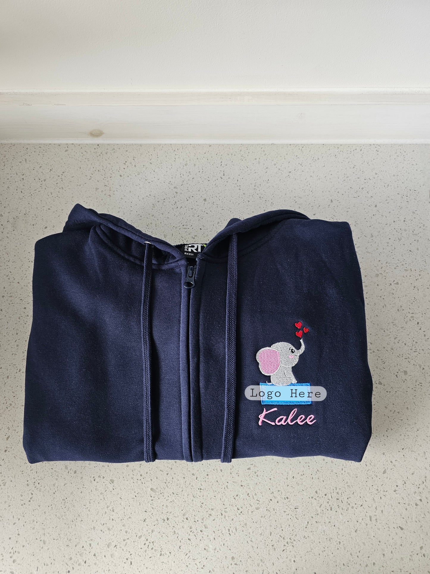 Embroidered Elephant logo Hoodie - Healthcare - Nurse