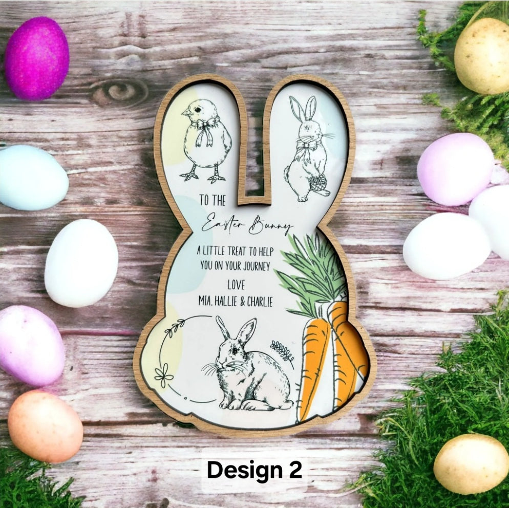 Easter Bunny Personalised Treat Board