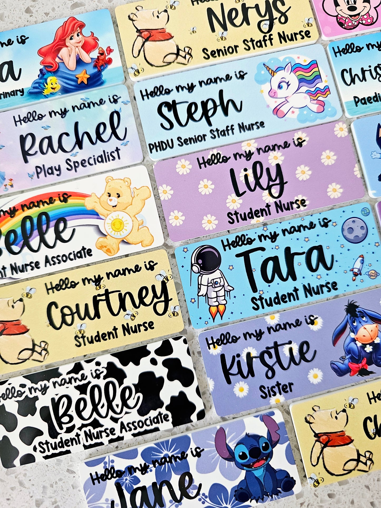 Midwife Name Badge, Nurse Name Badge, NHS Name Badge, Student Midwife Name Badge, Student Nurse Name Badge, Doctor Name Badge - ALL DESIGNS