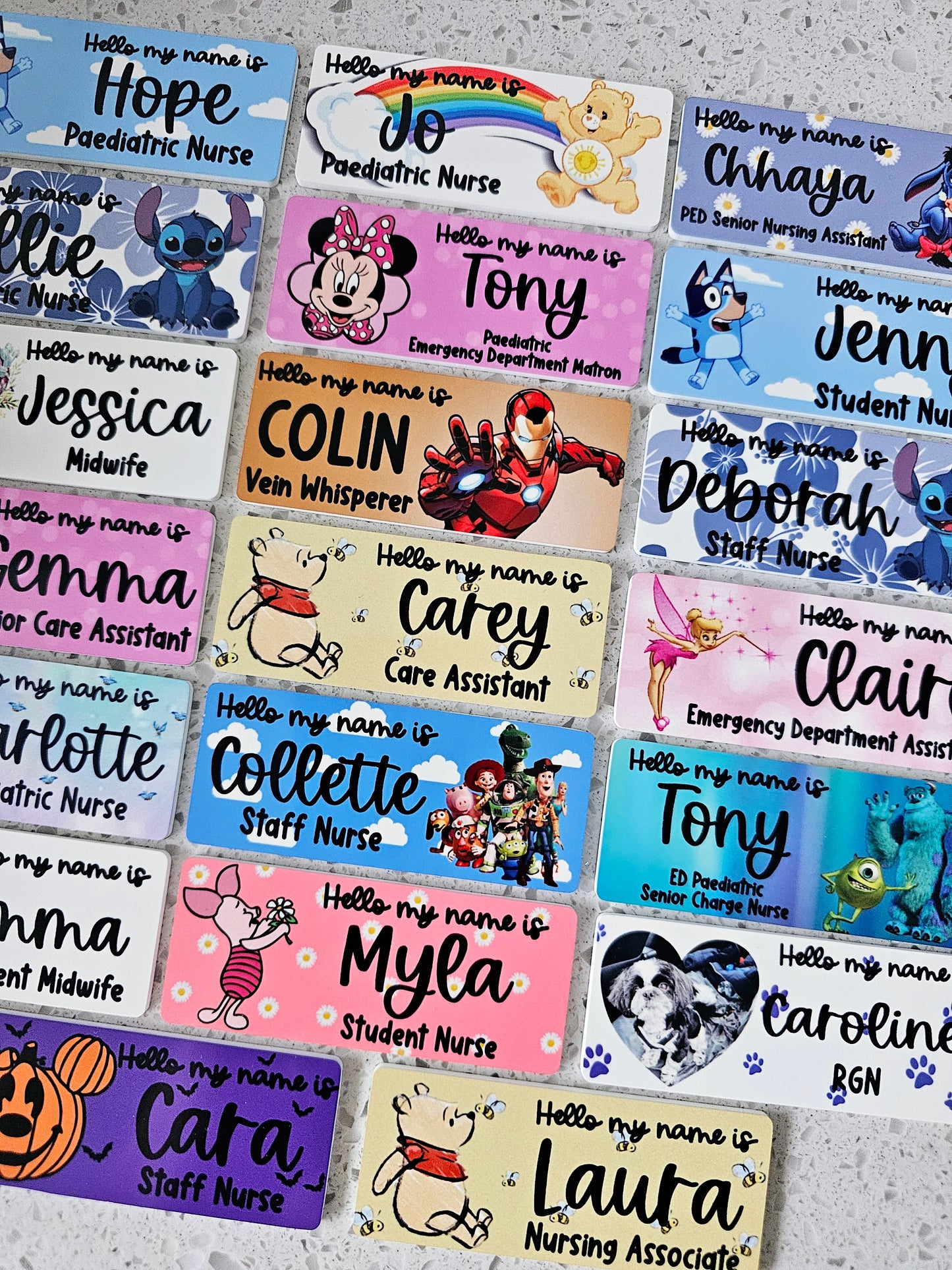 Secret Santa Name Badges - Nurse Name Badge - Midwife Name Badge - Student Nurse Gift - Student Midwife Gift - Healthcare Name Badge