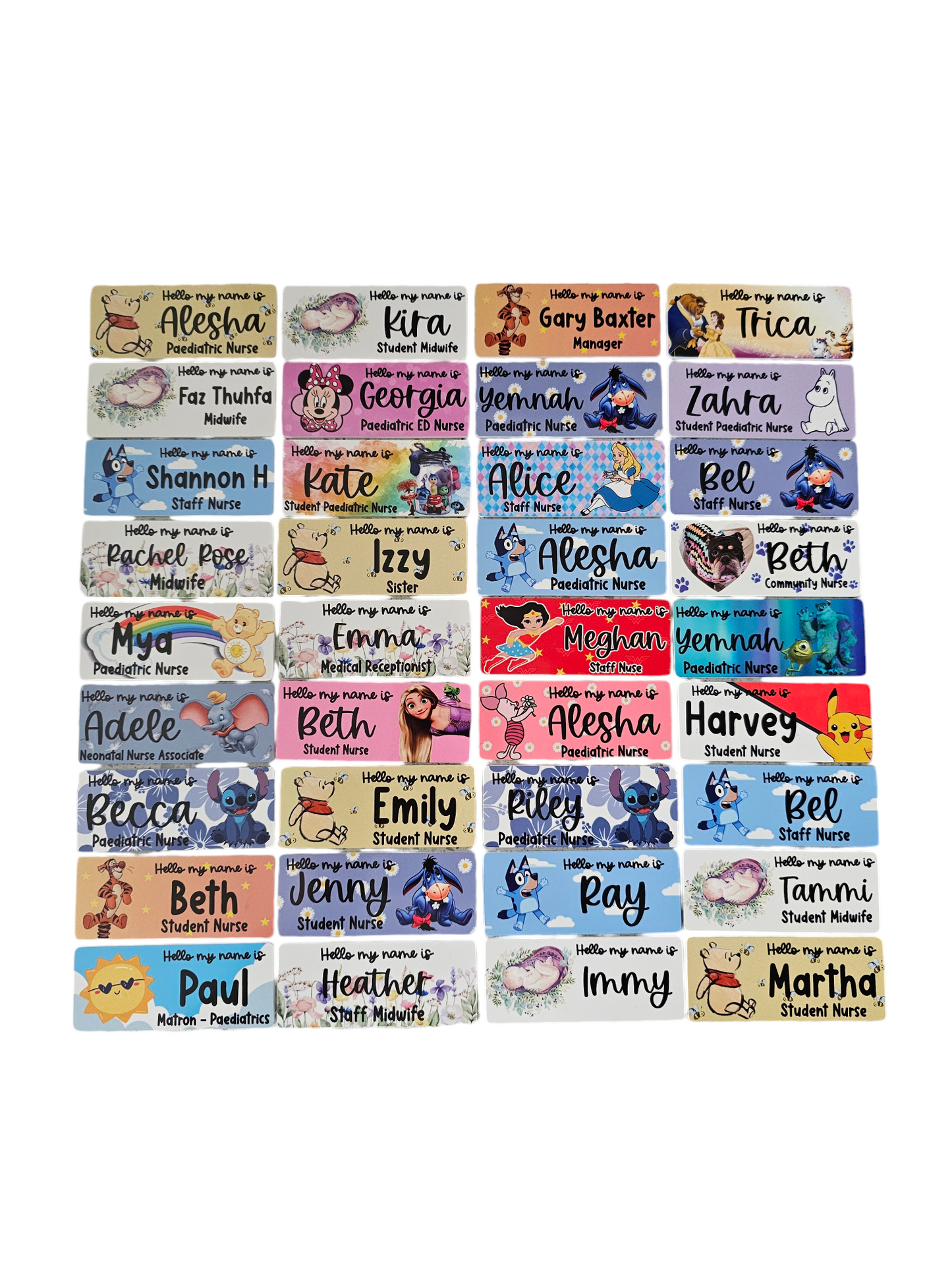 Secret Santa Name Badges - Nurse Name Badge - Midwife Name Badge - Student Nurse Gift - Student Midwife Gift - Healthcare Name Badge