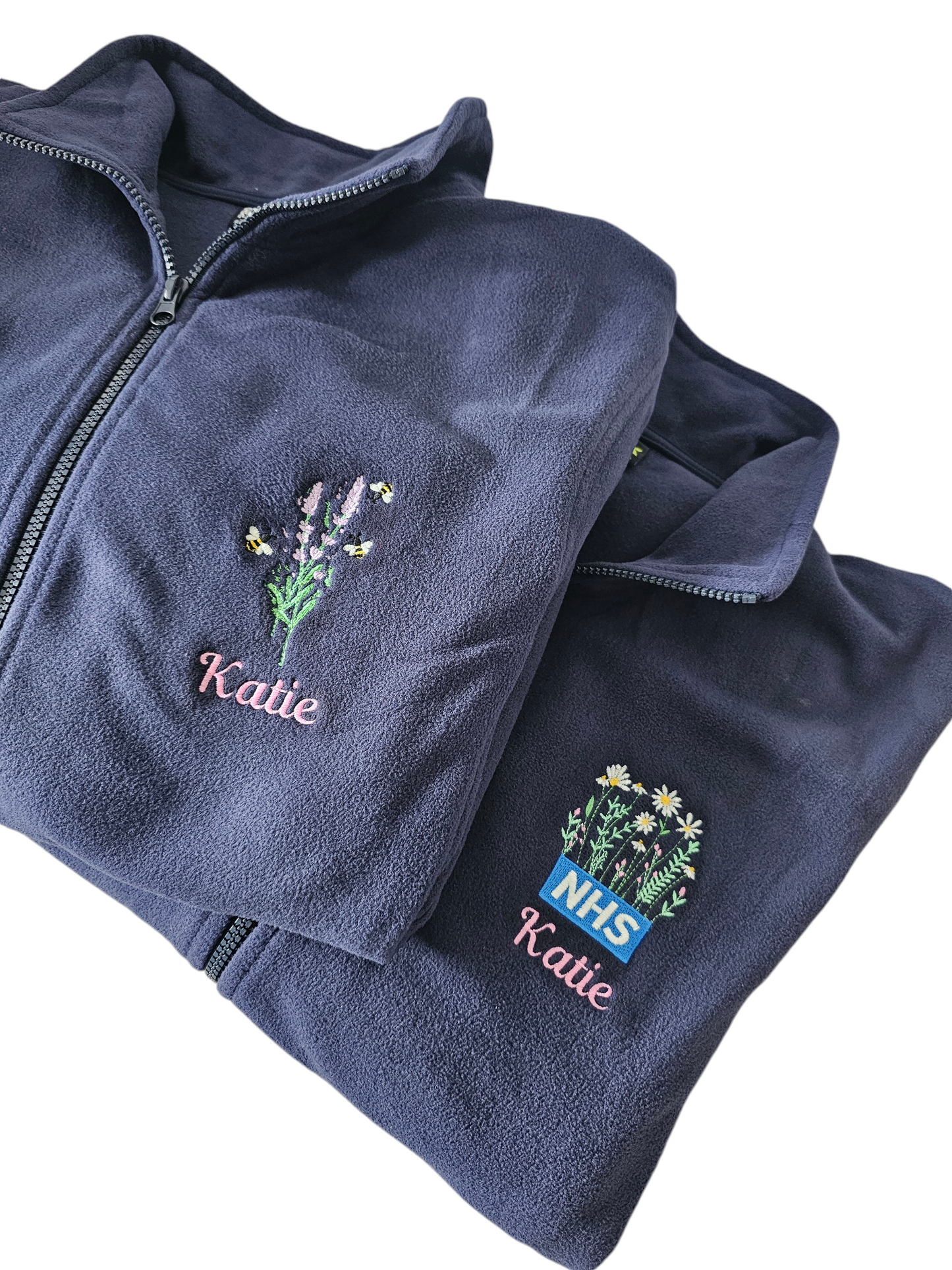 Fleeces - ALL DESIGNS - Personalised Fleece - Nurse Jacket - Midwife Jacket - Student fleece