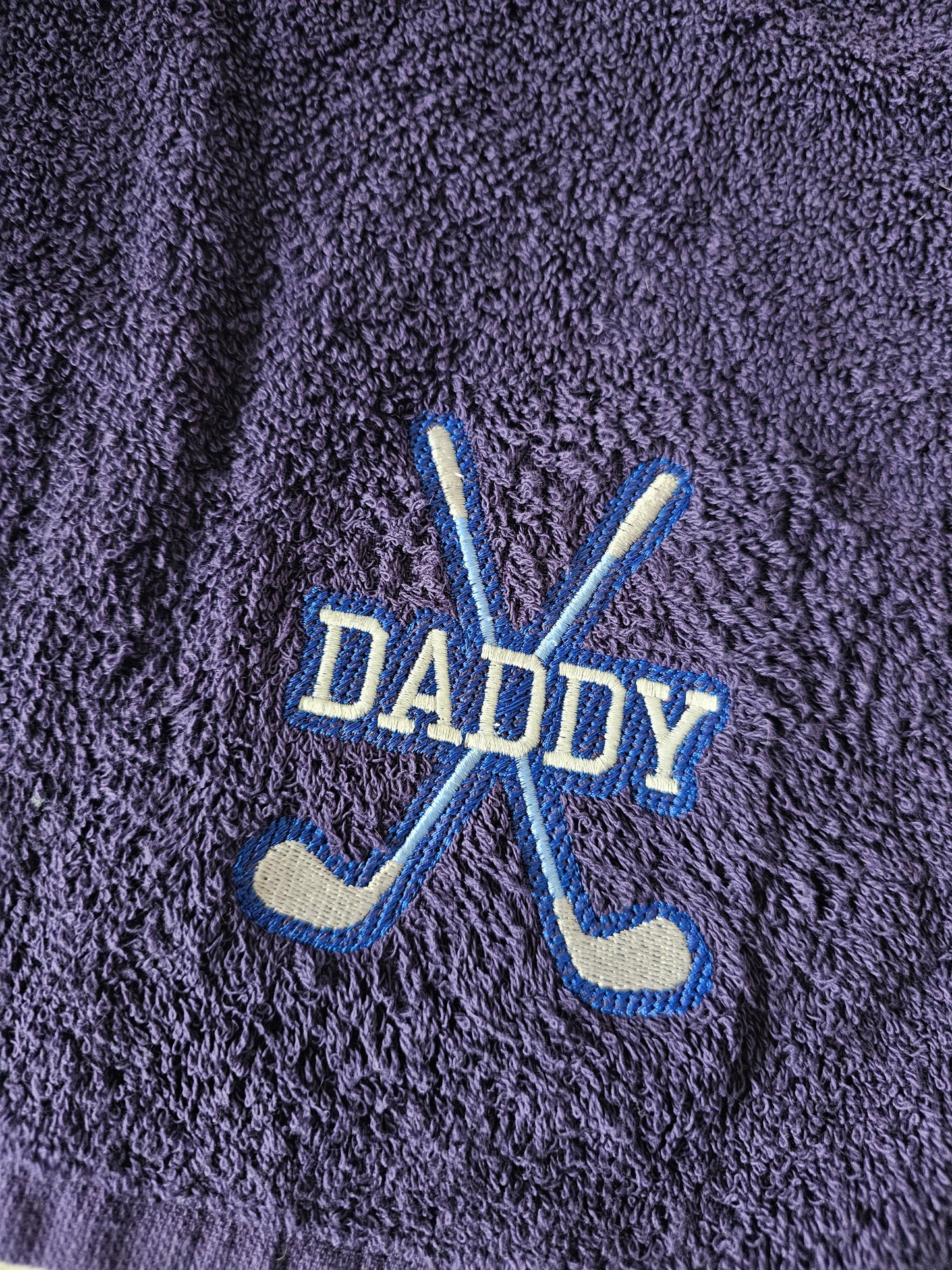 Golf Towel, personalised golf towel, embroidered golf gift in variety of colours