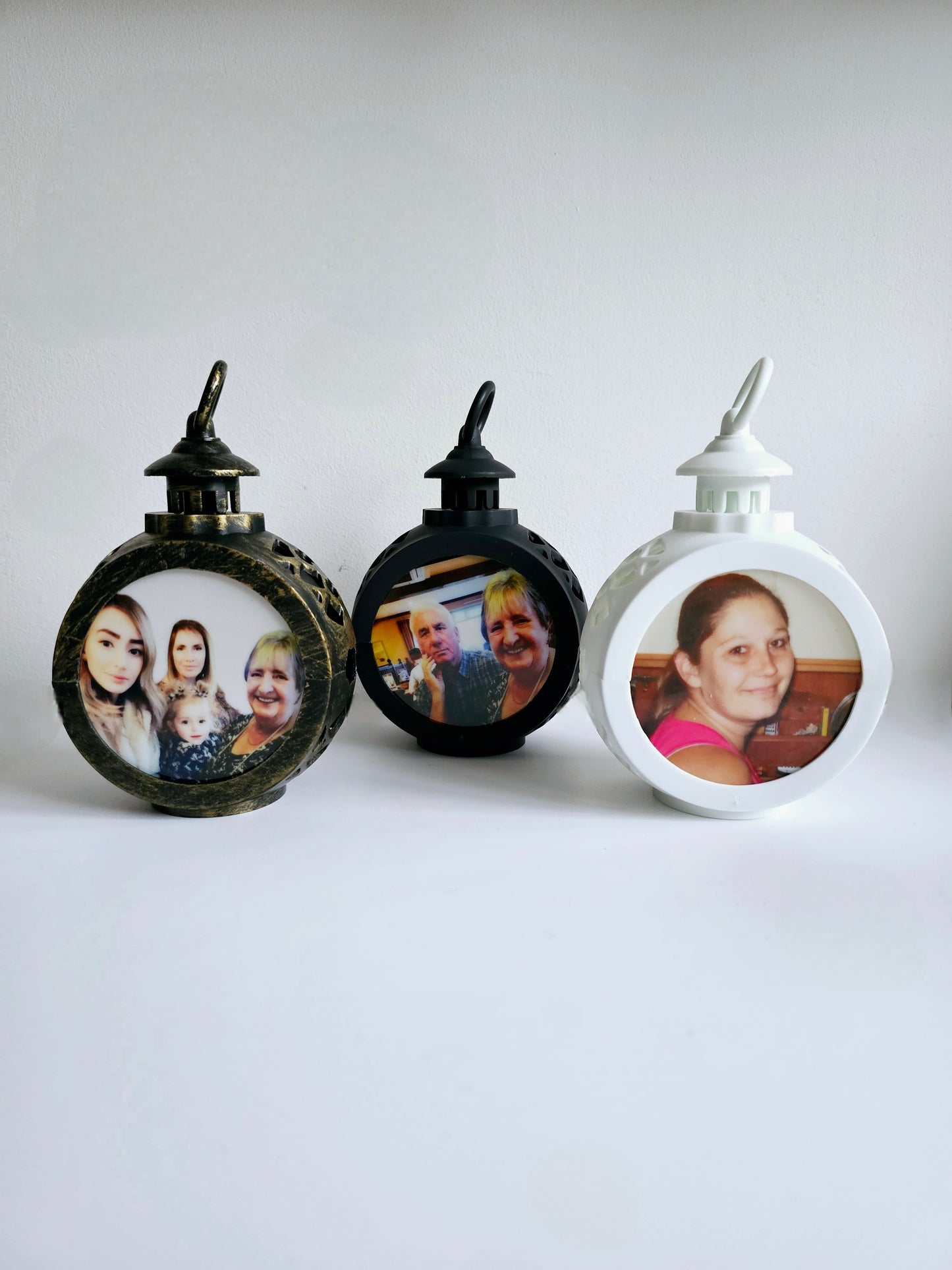 Photo Lantern - Small Plastic Light Up Photo Lantern