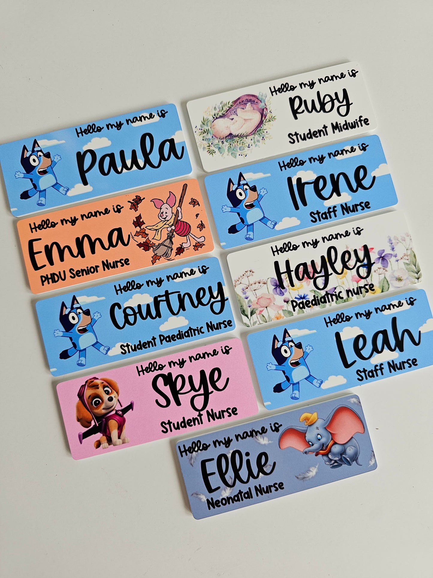 Secret Santa Name Badges - Nurse Name Badge - Midwife Name Badge - Student Nurse Gift - Student Midwife Gift - Healthcare Name Badge