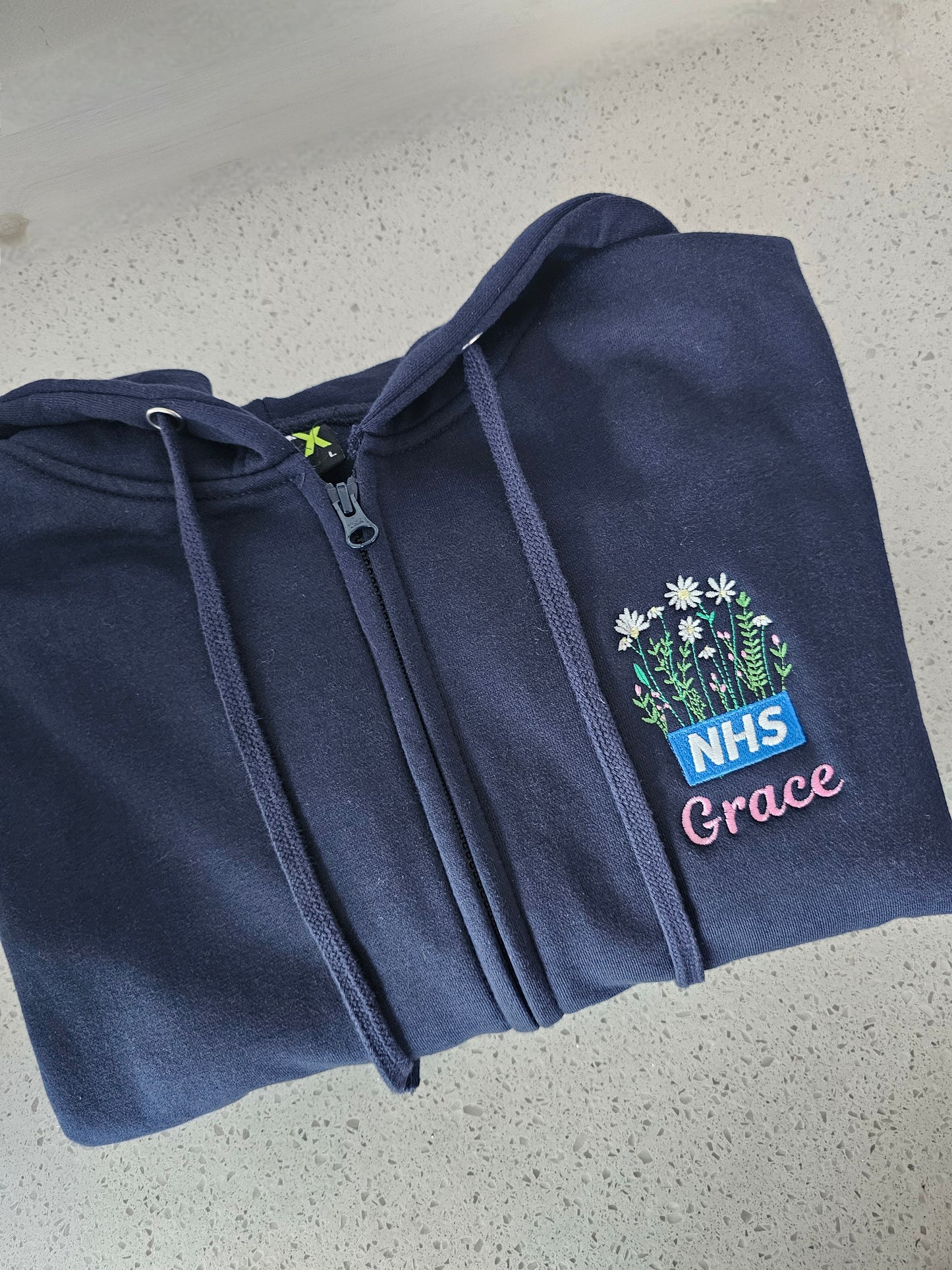 Embroidered Fox Hoodie - Healthcare - Health Visitor - Animal Design Embroidery