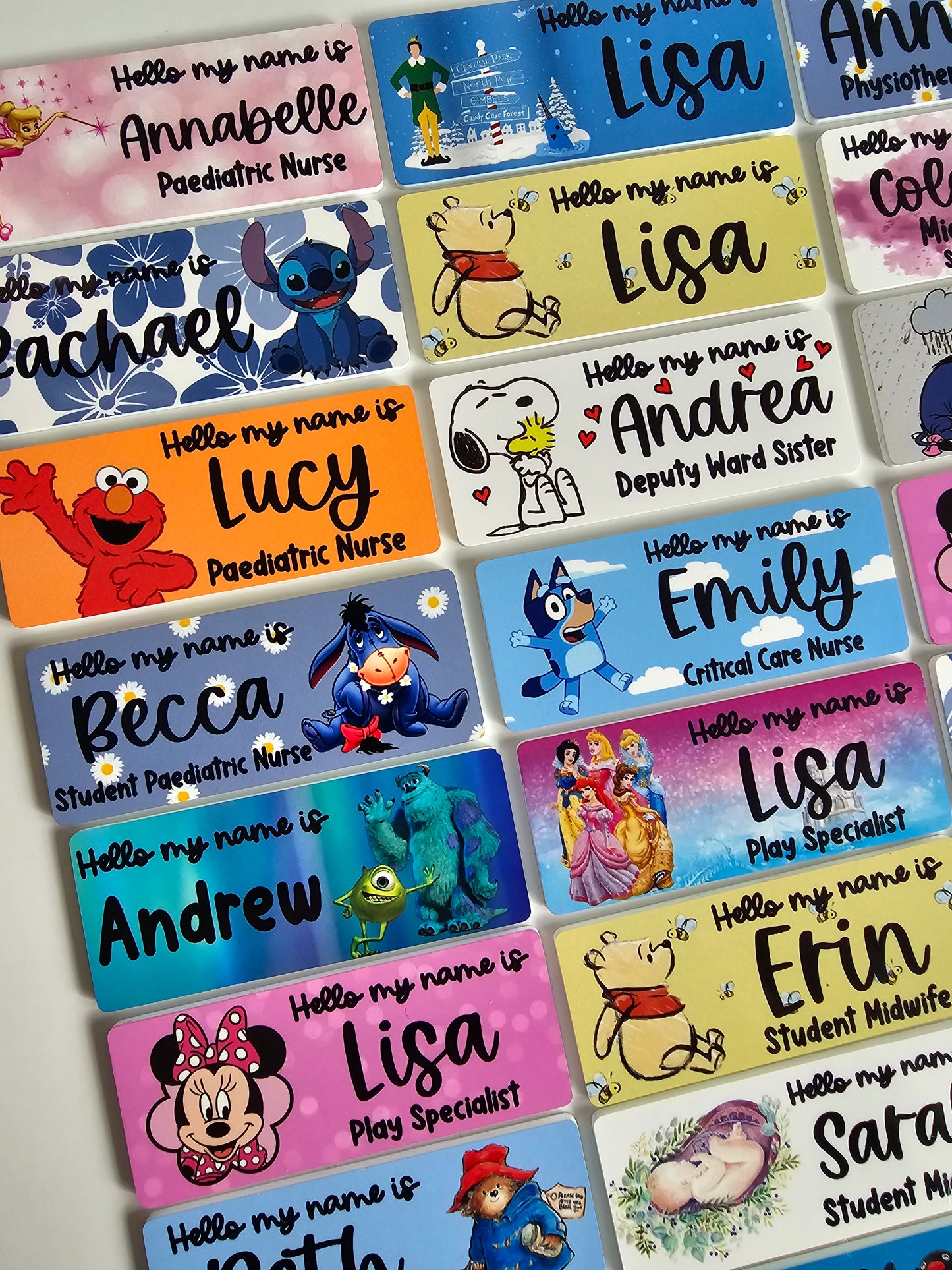 Midwife Name Badge, Nurse Name Badge, NHS Name Badge, Student Midwife Name Badge, Student Nurse Name Badge, Doctor Name Badge - ALL DESIGNS