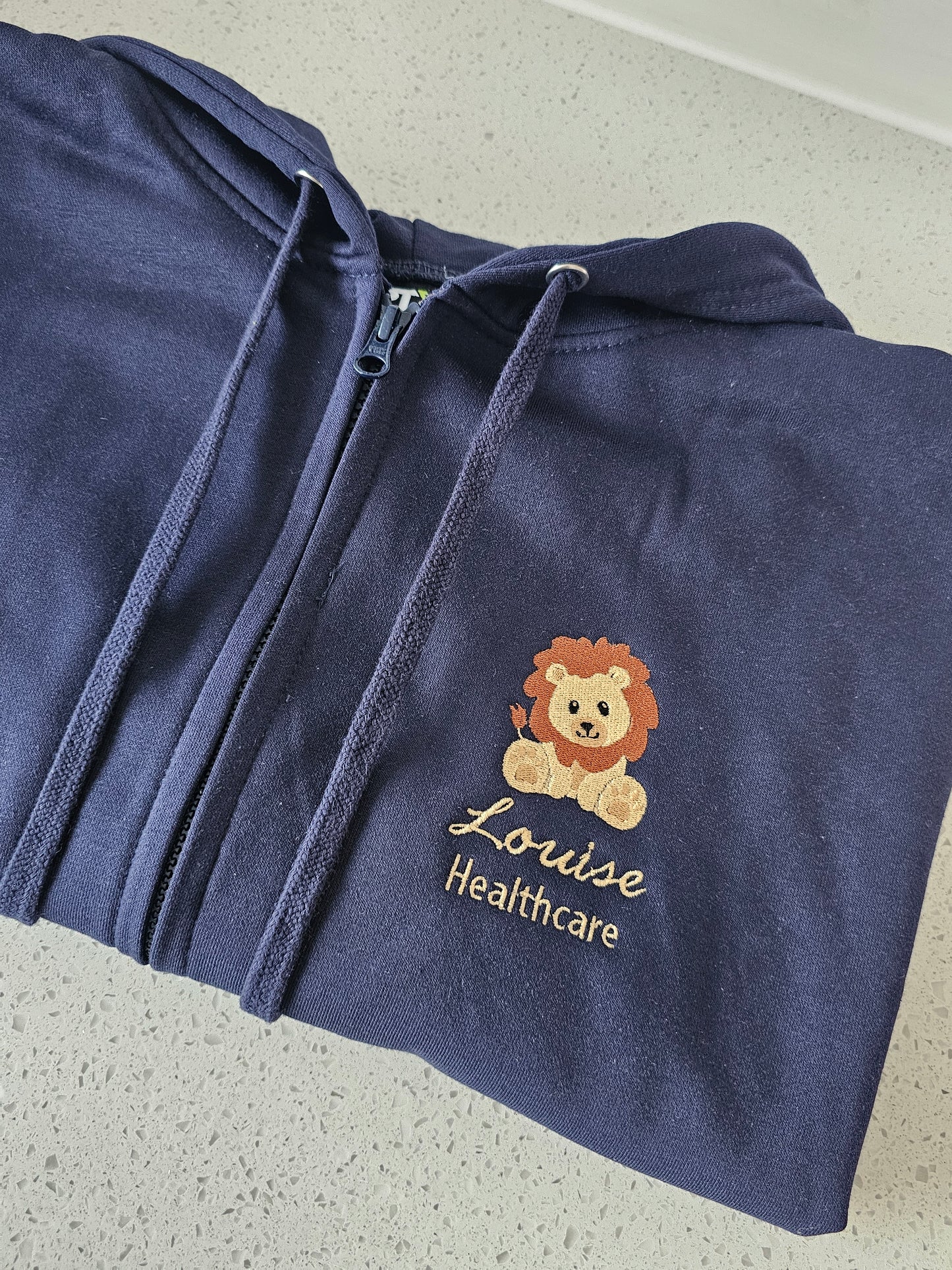 Embroidered NHS Lion Hoodie - Healthcare - Nurse - Midwife - Baby Lion Embroidery