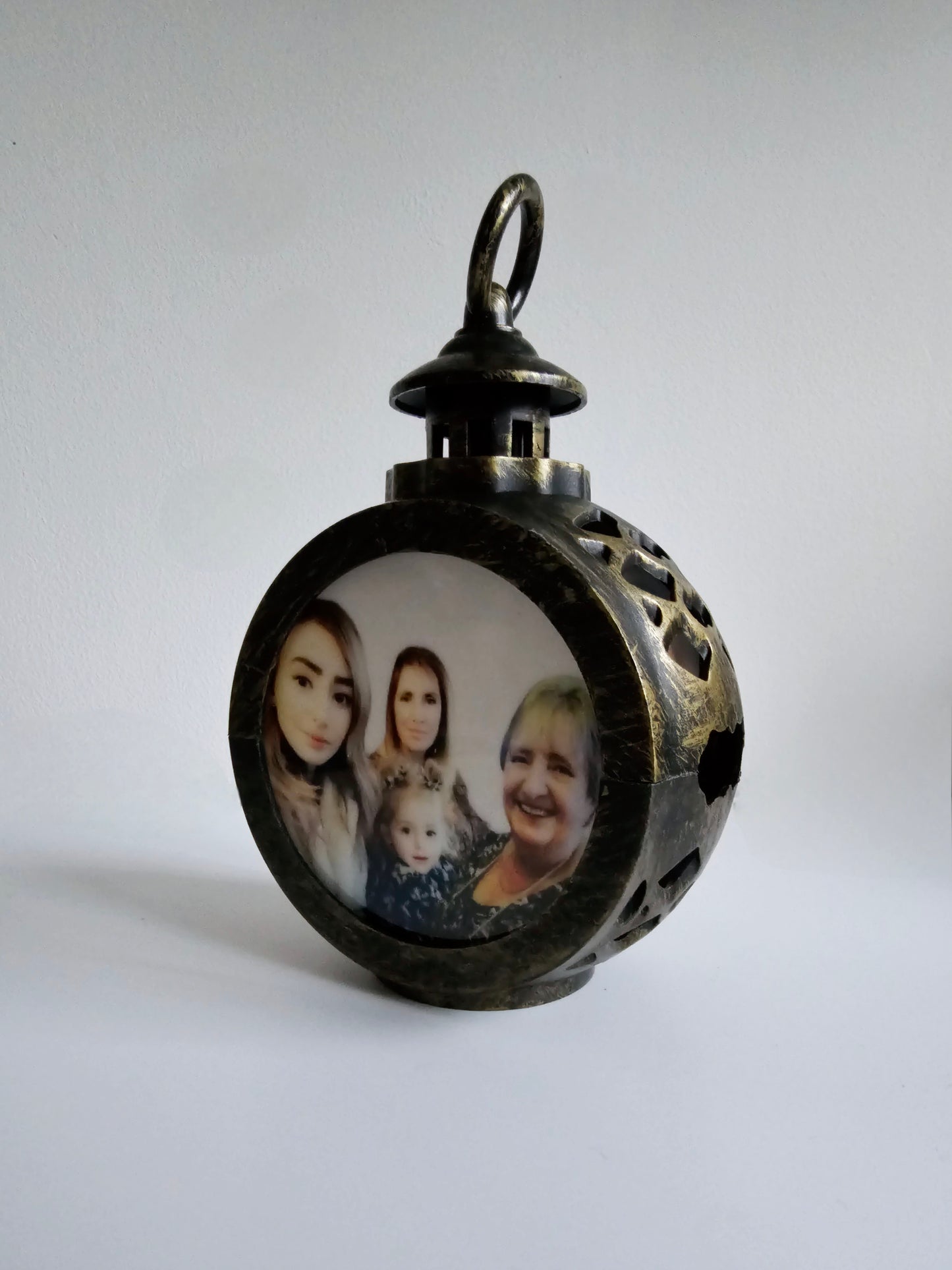 Photo Lantern - Small Plastic Light Up Photo Lantern