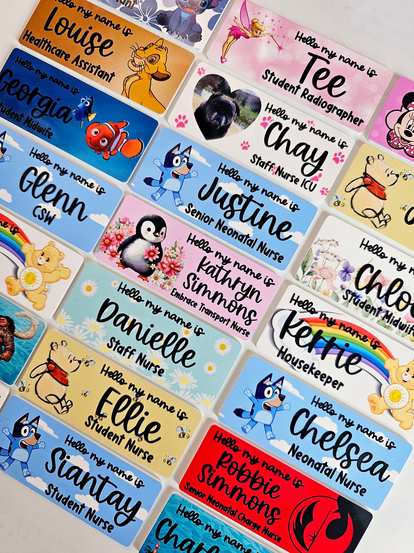 NEW DESIGN REQUEST Name Badges, Nurse, Midwife , Student Nurse, Student Midwife, NHS Healthcare Name Badge