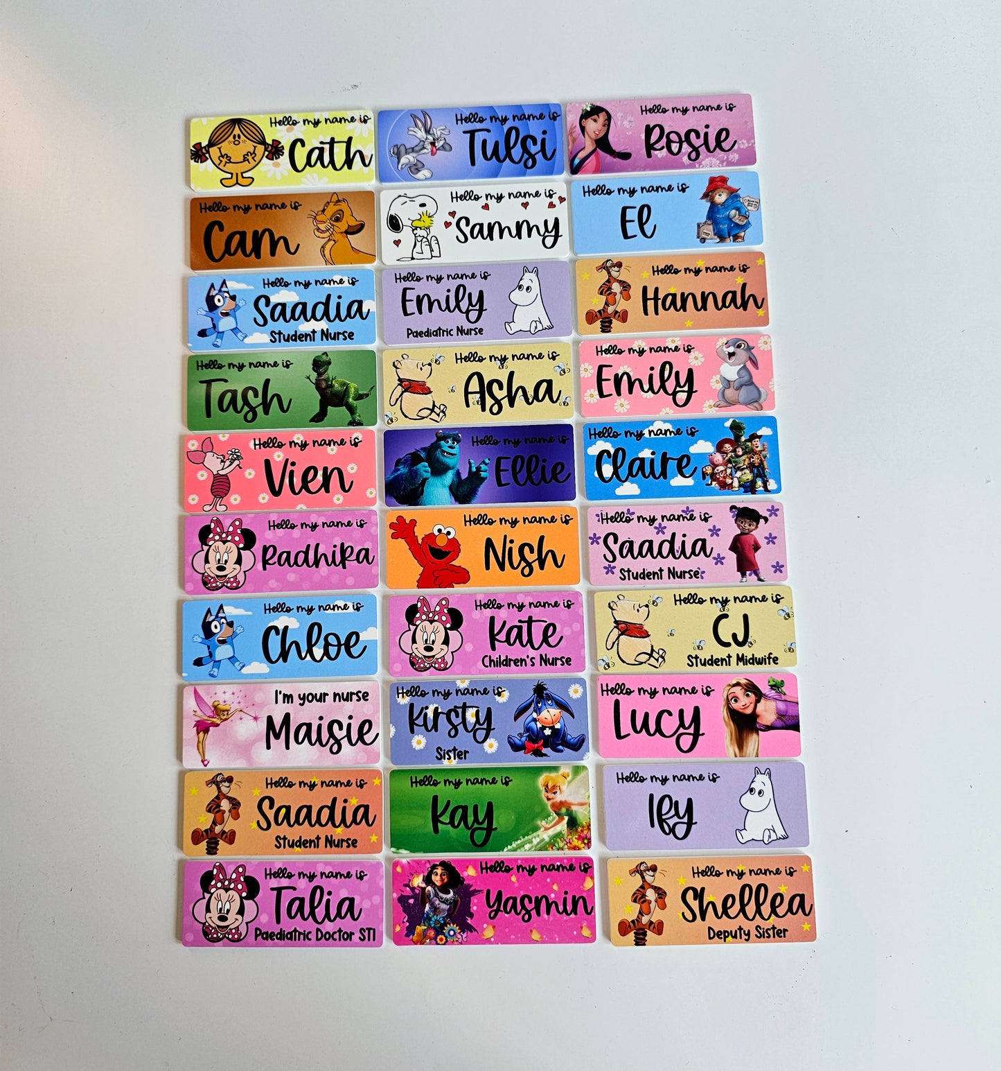 Secret Santa Name Badges - Nurse Name Badge - Midwife Name Badge - Student Nurse Gift - Student Midwife Gift - Healthcare Name Badge