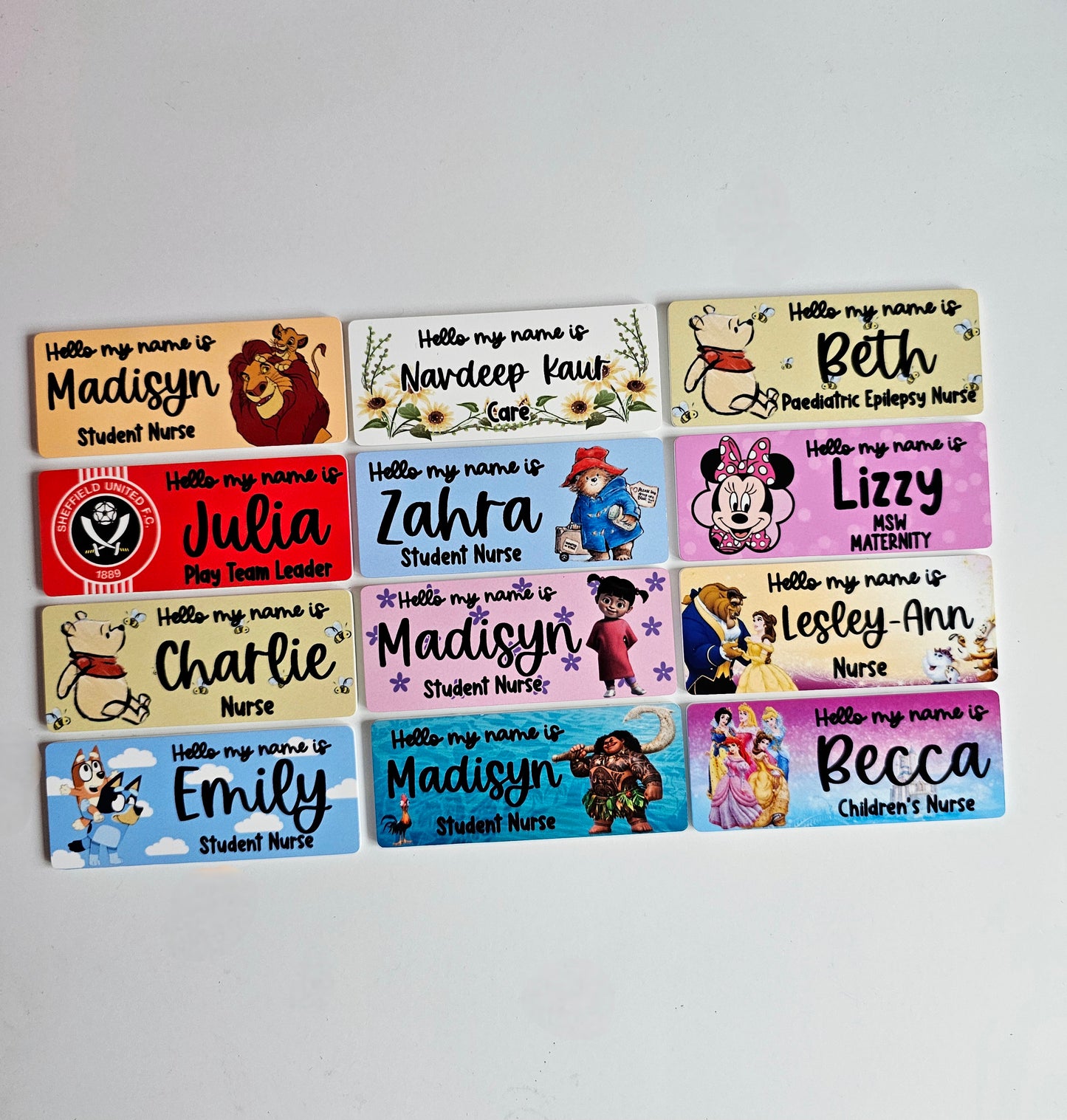 Secret Santa Name Badges - Nurse Name Badge - Midwife Name Badge - Student Nurse Gift - Student Midwife Gift - Healthcare Name Badge