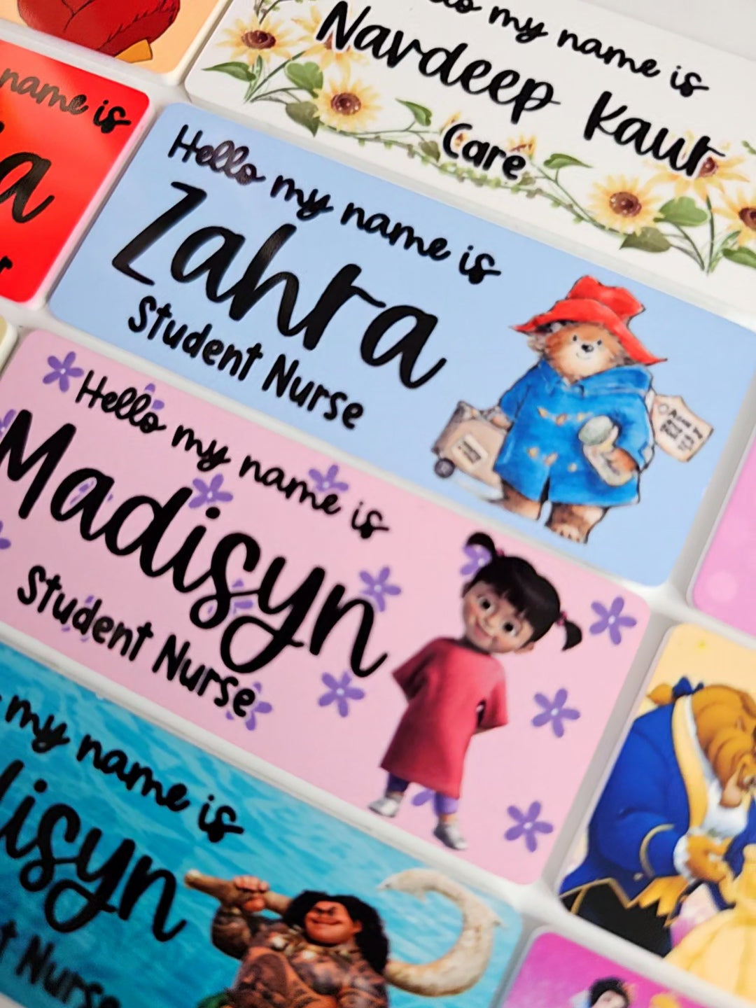 Midwife Name Badge, Nurse Name Badge, NHS Name Badge, Student Midwife Name Badge, Student Nurse Name Badge, Doctor Name Badge - ALL DESIGNS