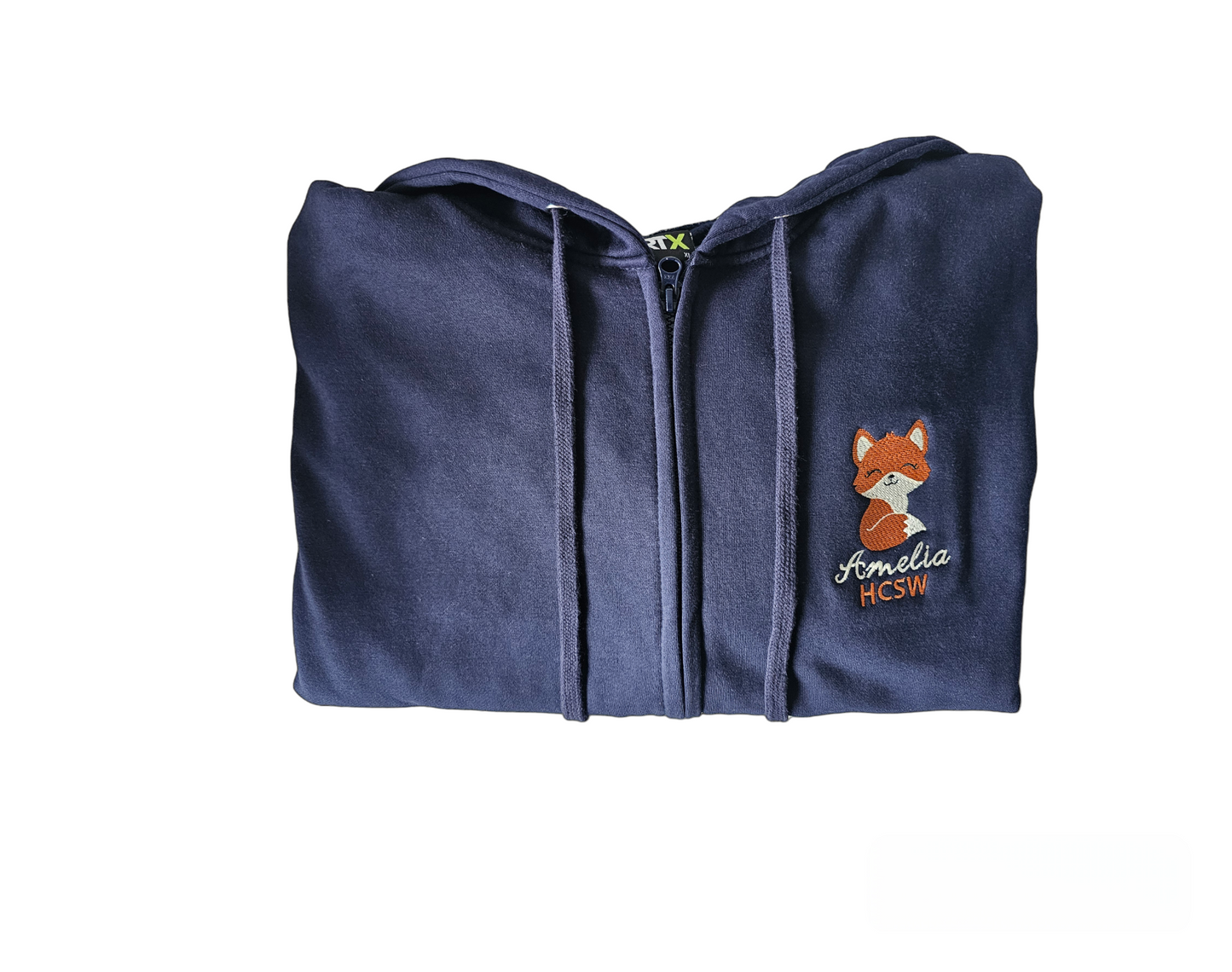 Embroidered Fox Hoodie - Healthcare - Health Visitor - Animal Design Embroidery