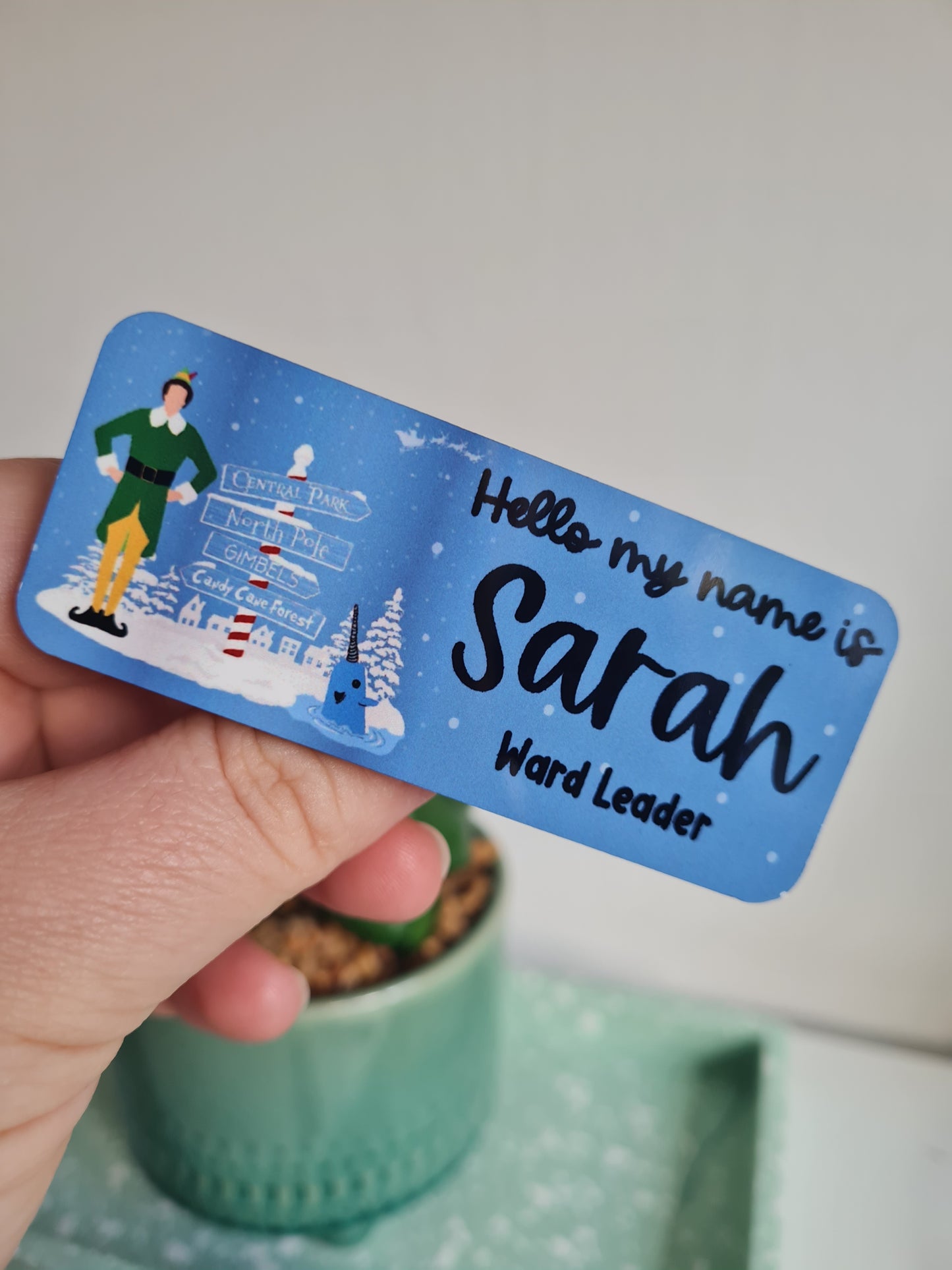 Christmas Name Badge ALL DESIGNS, Nurse Name Badge, Midwife Name Badge, Student Nurse Name Badge, Student Midwife Name Badge