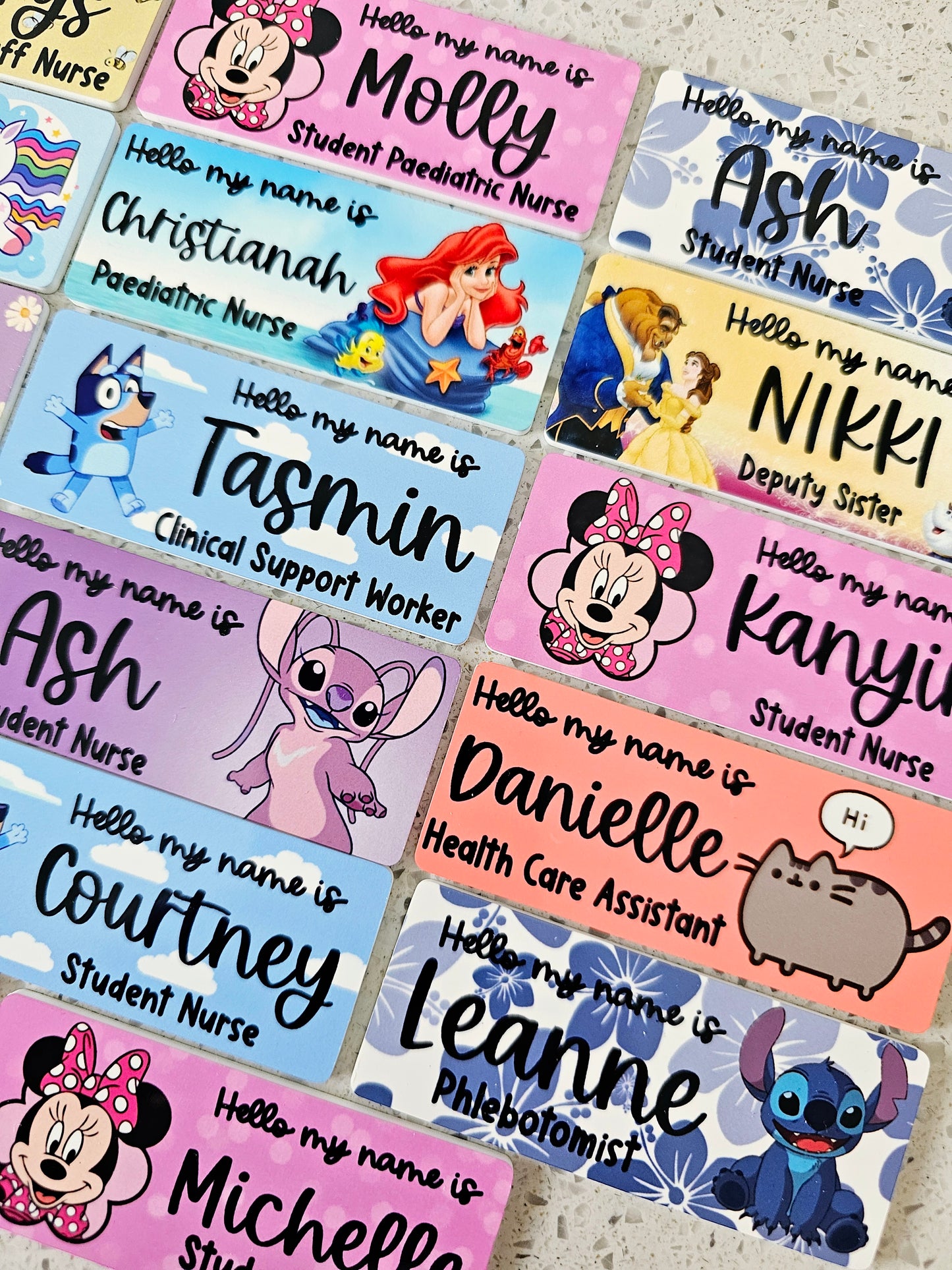 Midwife Name Badge, Nurse Name Badge, NHS Name Badge, Student Midwife Name Badge, Student Nurse Name Badge, Doctor Name Badge - ALL DESIGNS