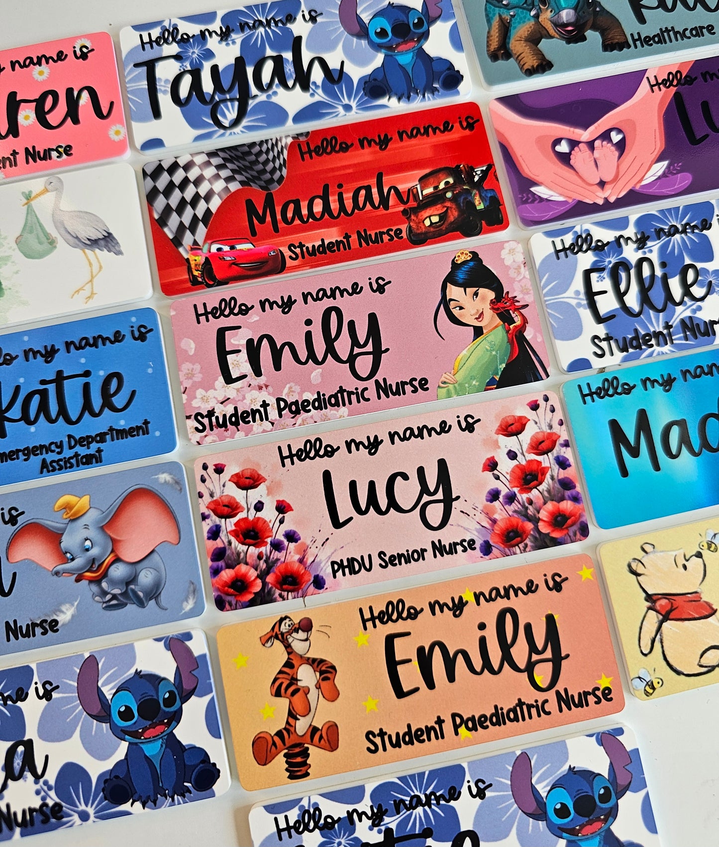 Secret Santa Name Badges - Nurse Name Badge - Midwife Name Badge - Student Nurse Gift - Student Midwife Gift - Healthcare Name Badge