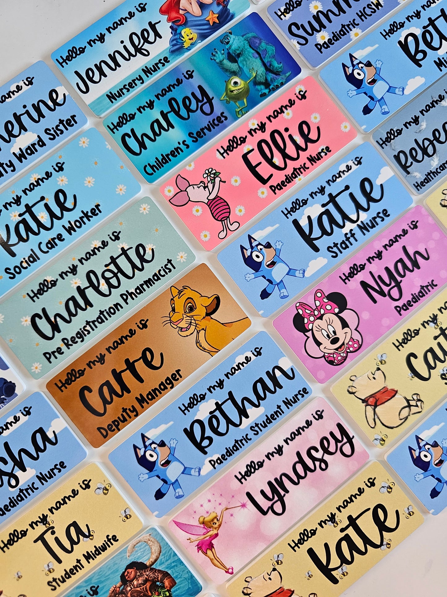 Midwife Name Badge, Nurse Name Badge, NHS Name Badge, Student Midwife Name Badge, Student Nurse Name Badge, Doctor Name Badge - ALL DESIGNS