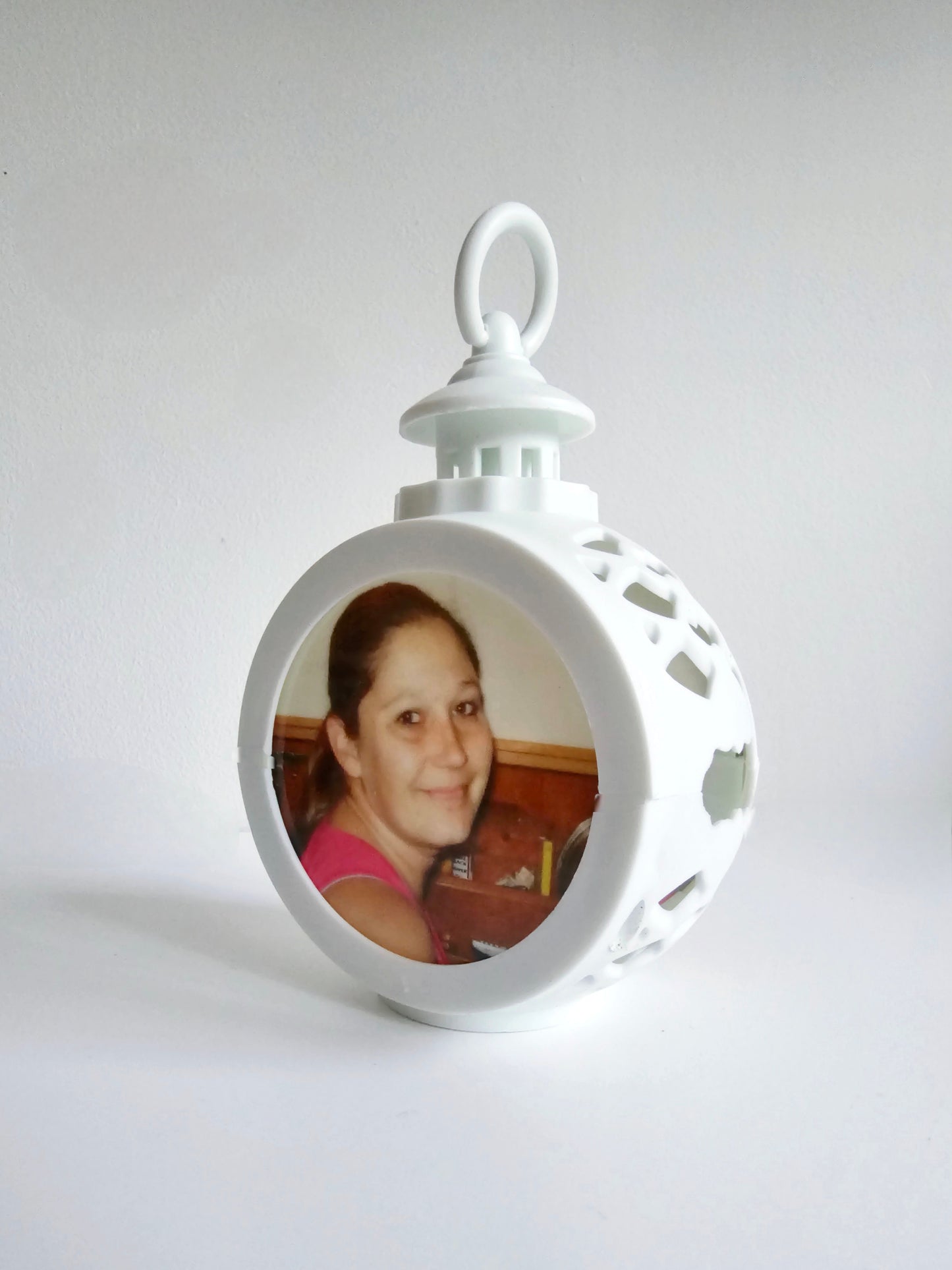 Photo Lantern - Small Plastic Light Up Photo Lantern