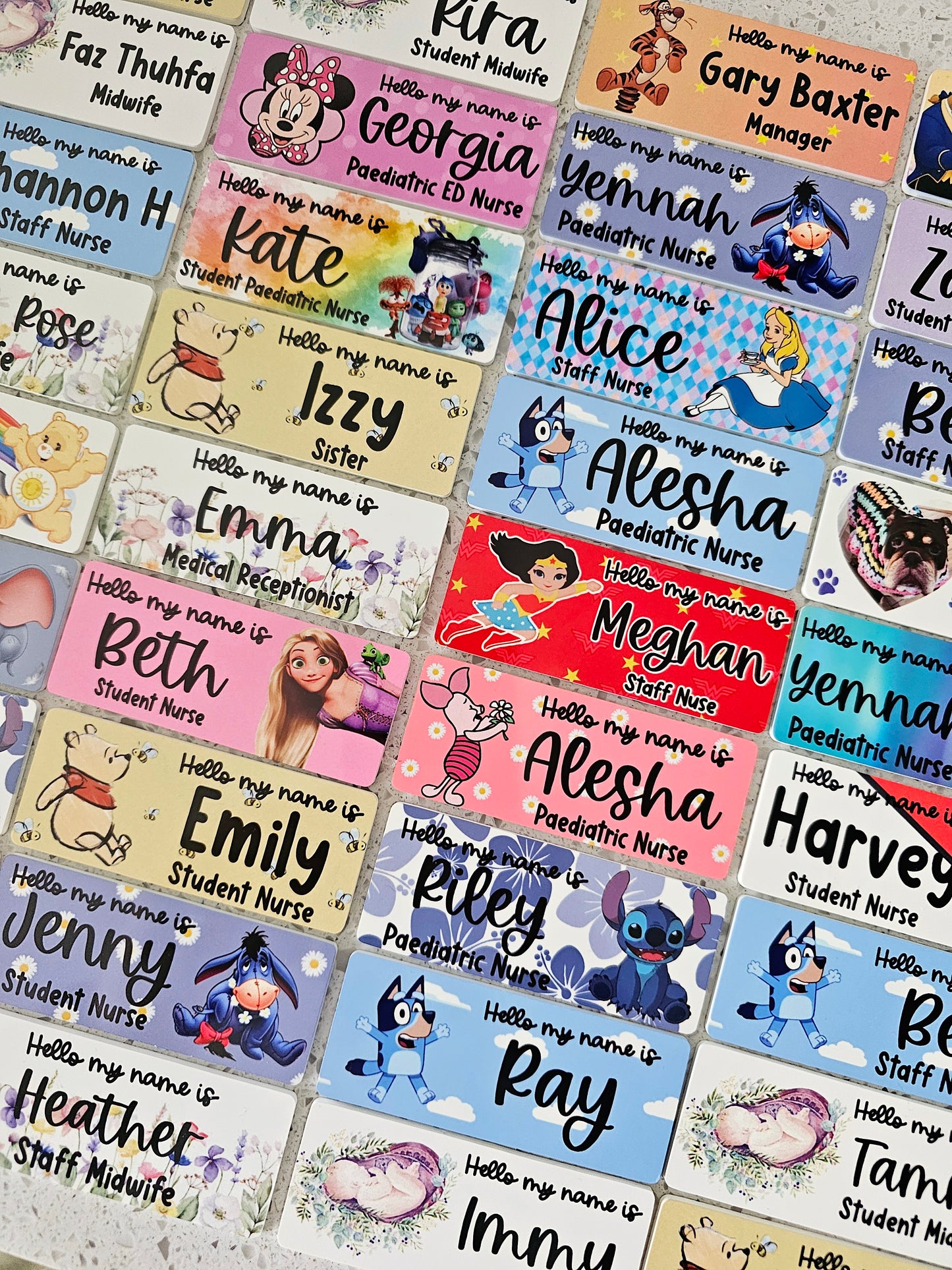 Secret Santa Name Badges - Nurse Name Badge - Midwife Name Badge - Student Nurse Gift - Student Midwife Gift - Healthcare Name Badge